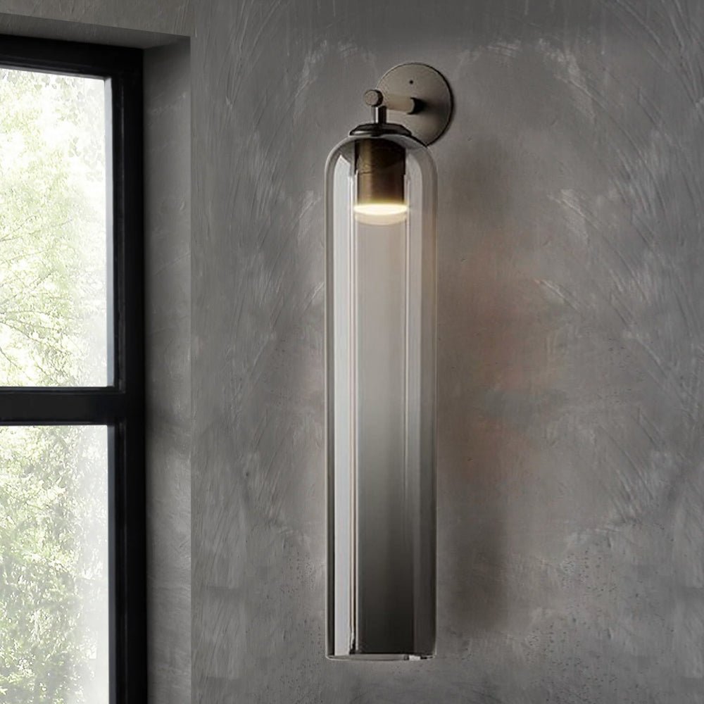 Aria Glass Indoor Wall Lamp Cylindrical