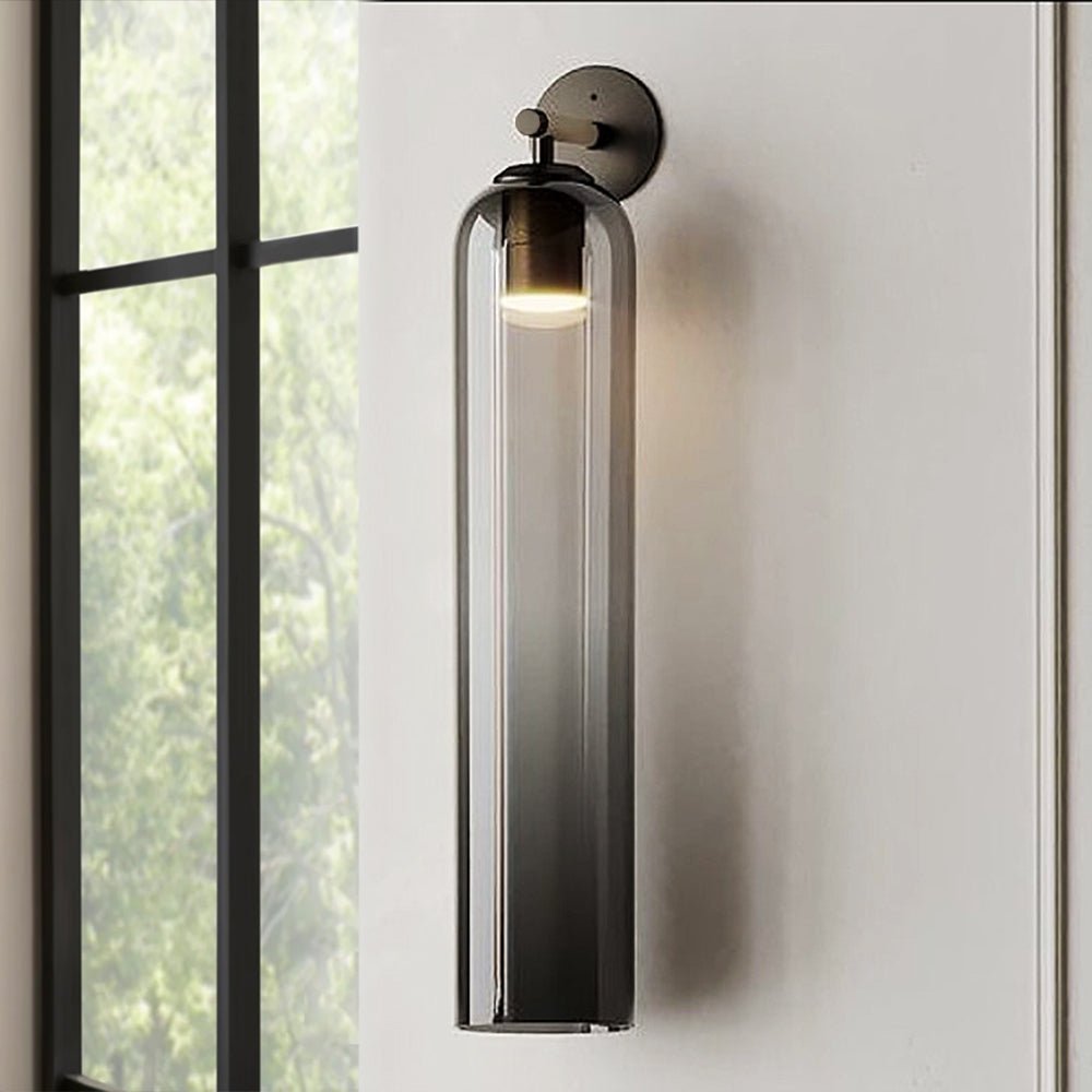 Aria Glass Indoor Wall Lamp Cylindrical