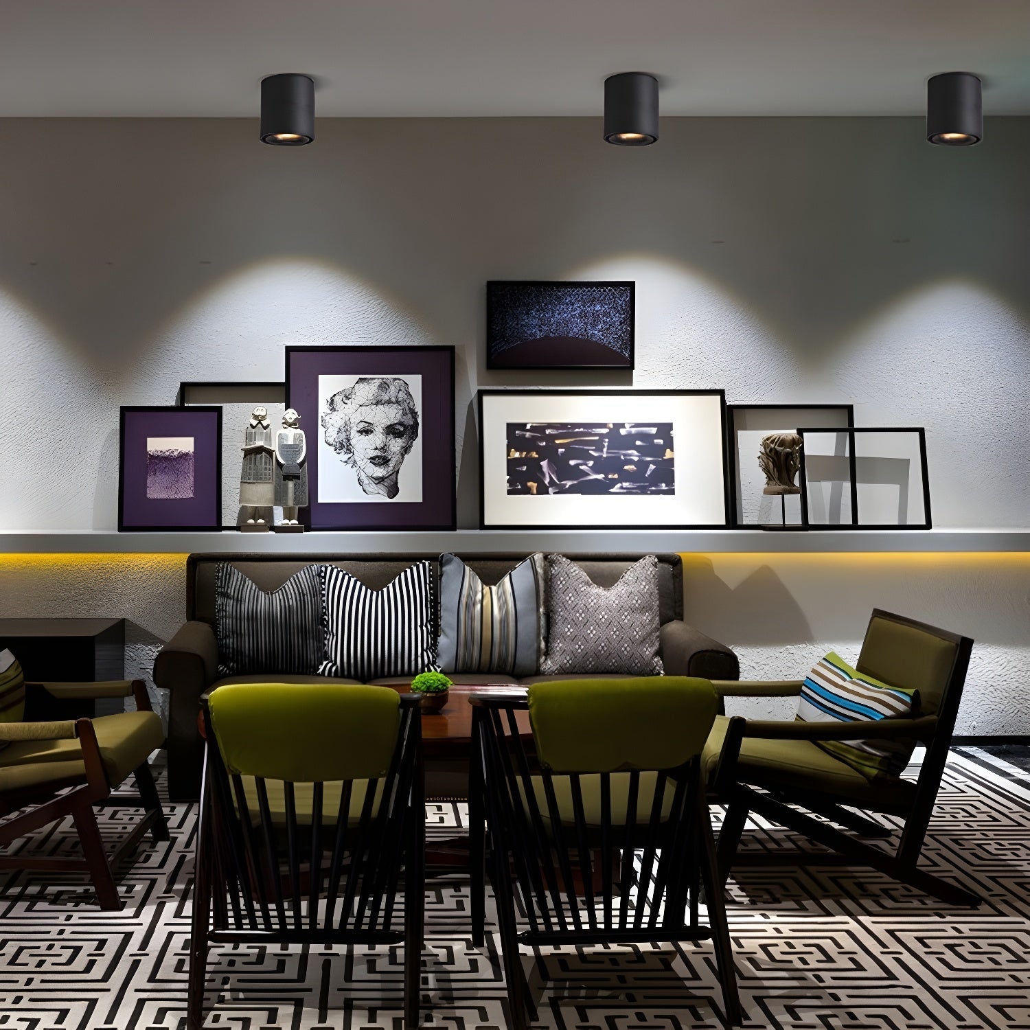 Evsolia Modern Minimalist Surface Downlight Ceiling lamp - Letslighting