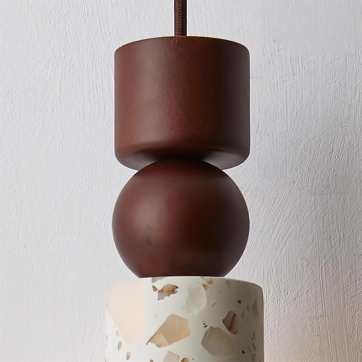 Artena Sculptural Terrazzo Pendant Lamp - Letslighting