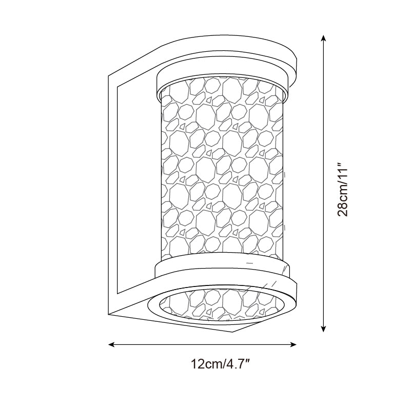 Artika Outdoor Wall Lamp Stainless Steel Textured Glass - Letslighting