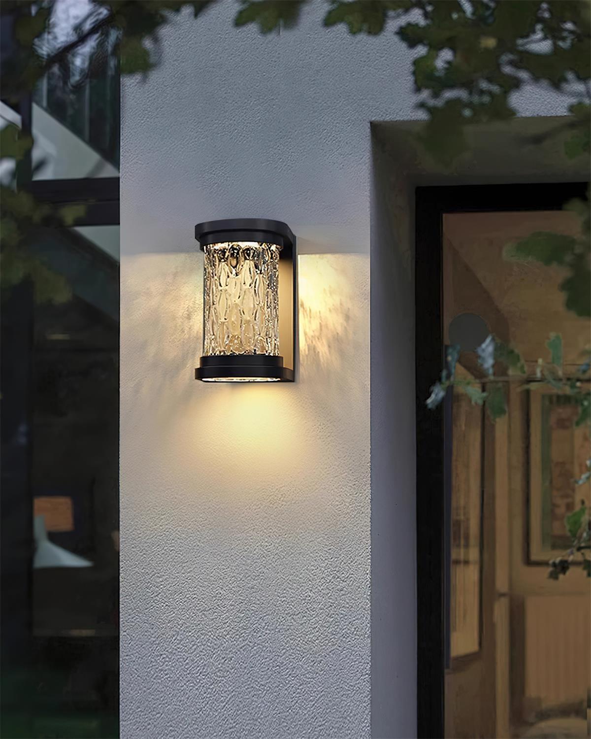 Artika Outdoor Wall Lamp Stainless Steel Textured Glass - Letslighting