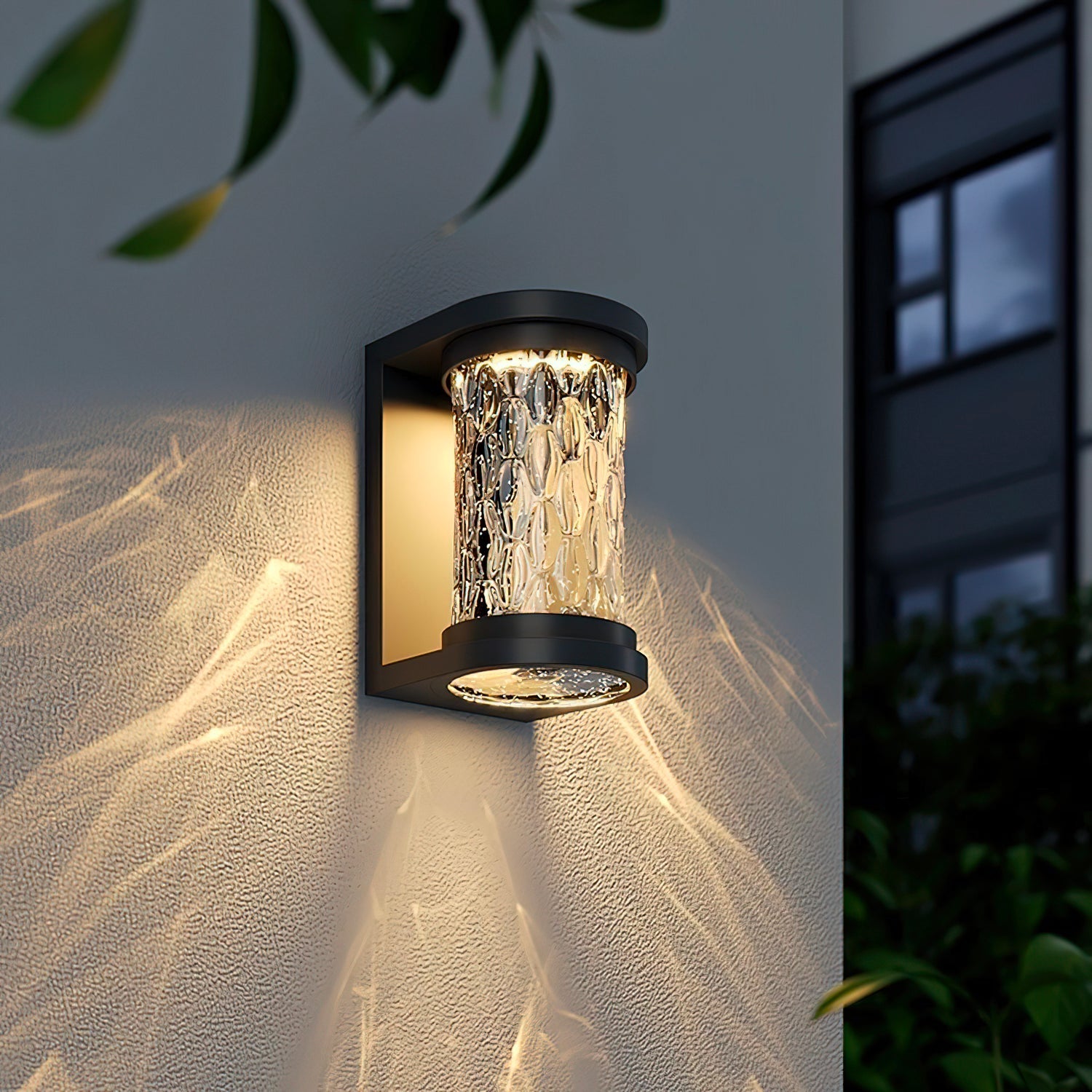 Artika Outdoor Wall Lamp Stainless Steel Textured Glass - Letslighting