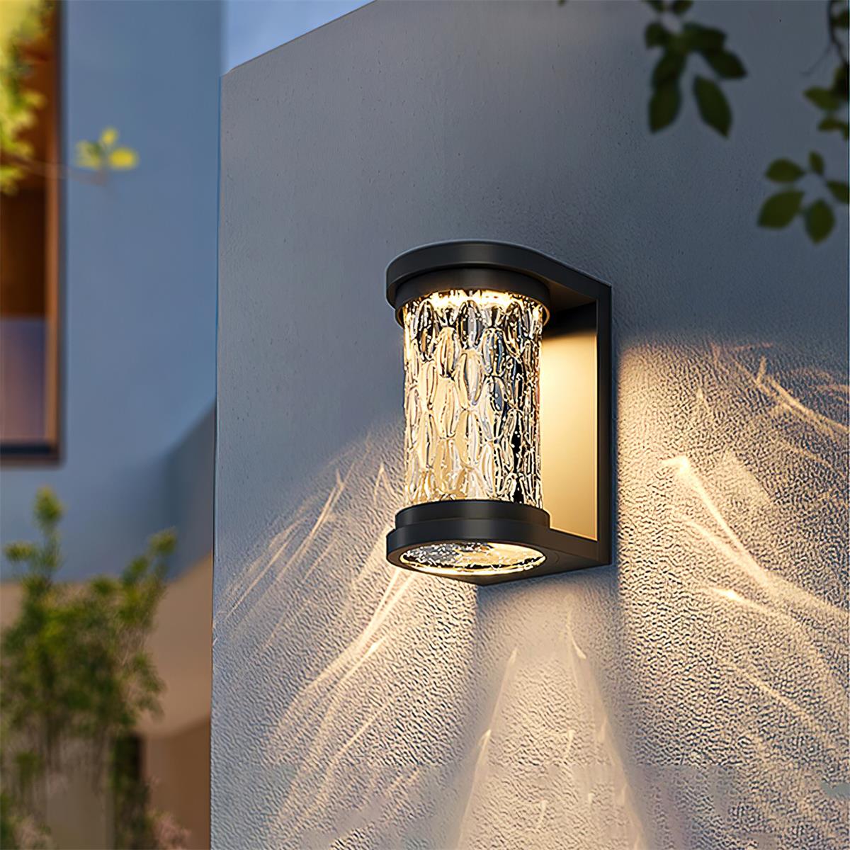Artika Outdoor Wall Lamp Stainless Steel Textured Glass - Letslighting