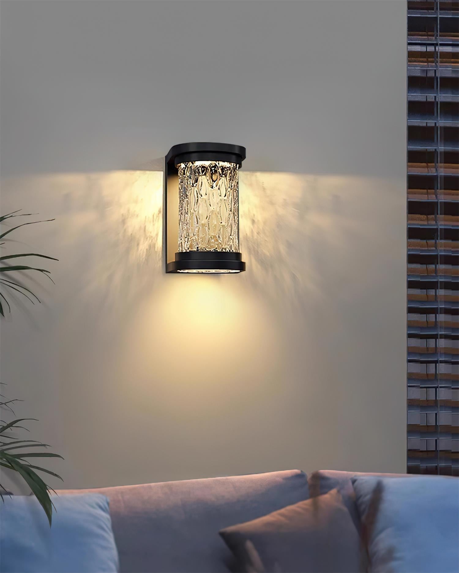 Artika Outdoor Wall Lamp Stainless Steel Textured Glass - Letslighting