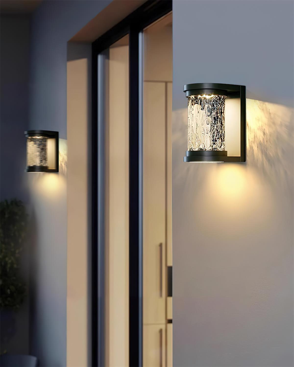 Artika Outdoor Wall Lamp Stainless Steel Textured Glass - Letslighting