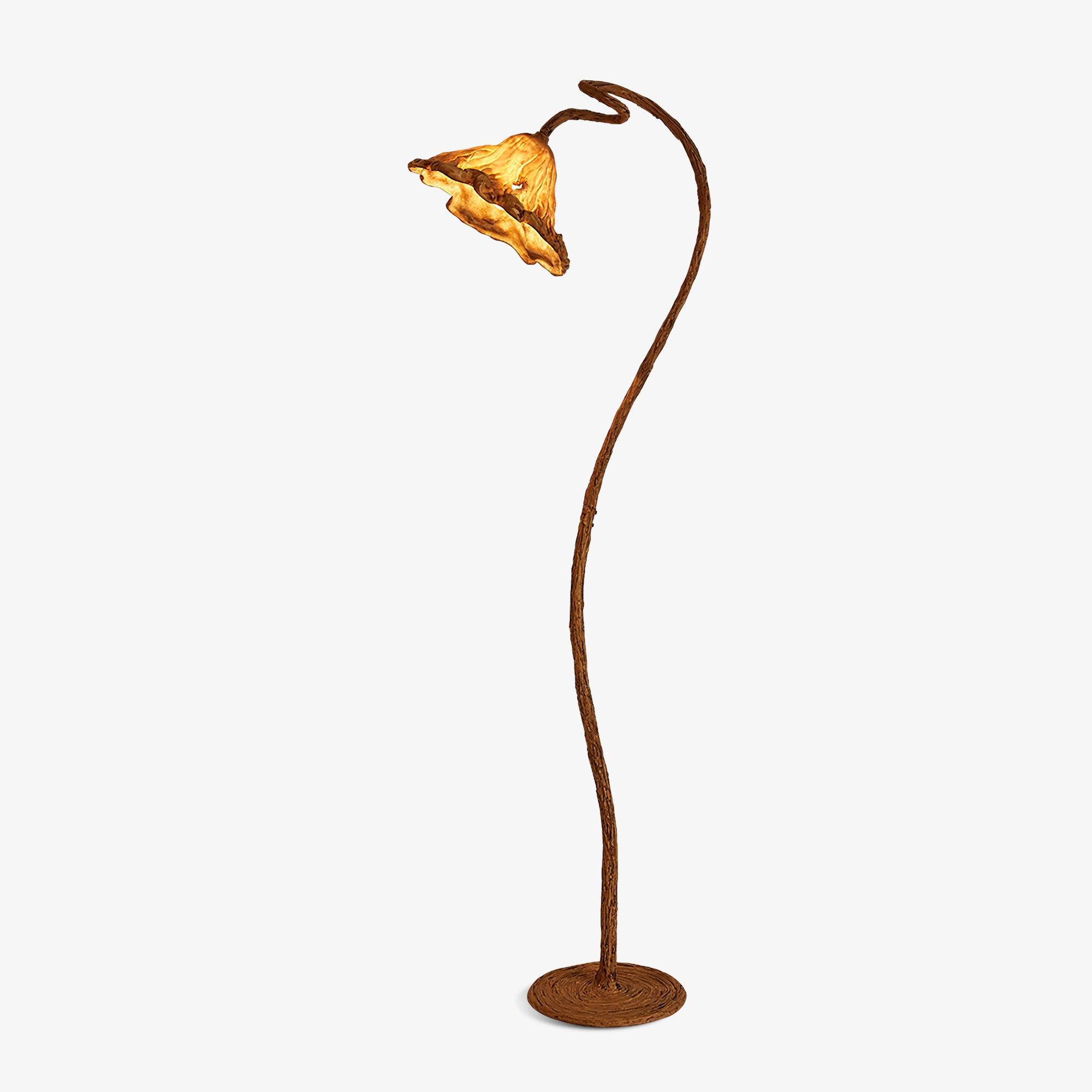 Gavin Natural Resin Floor Lamp - Letslighting