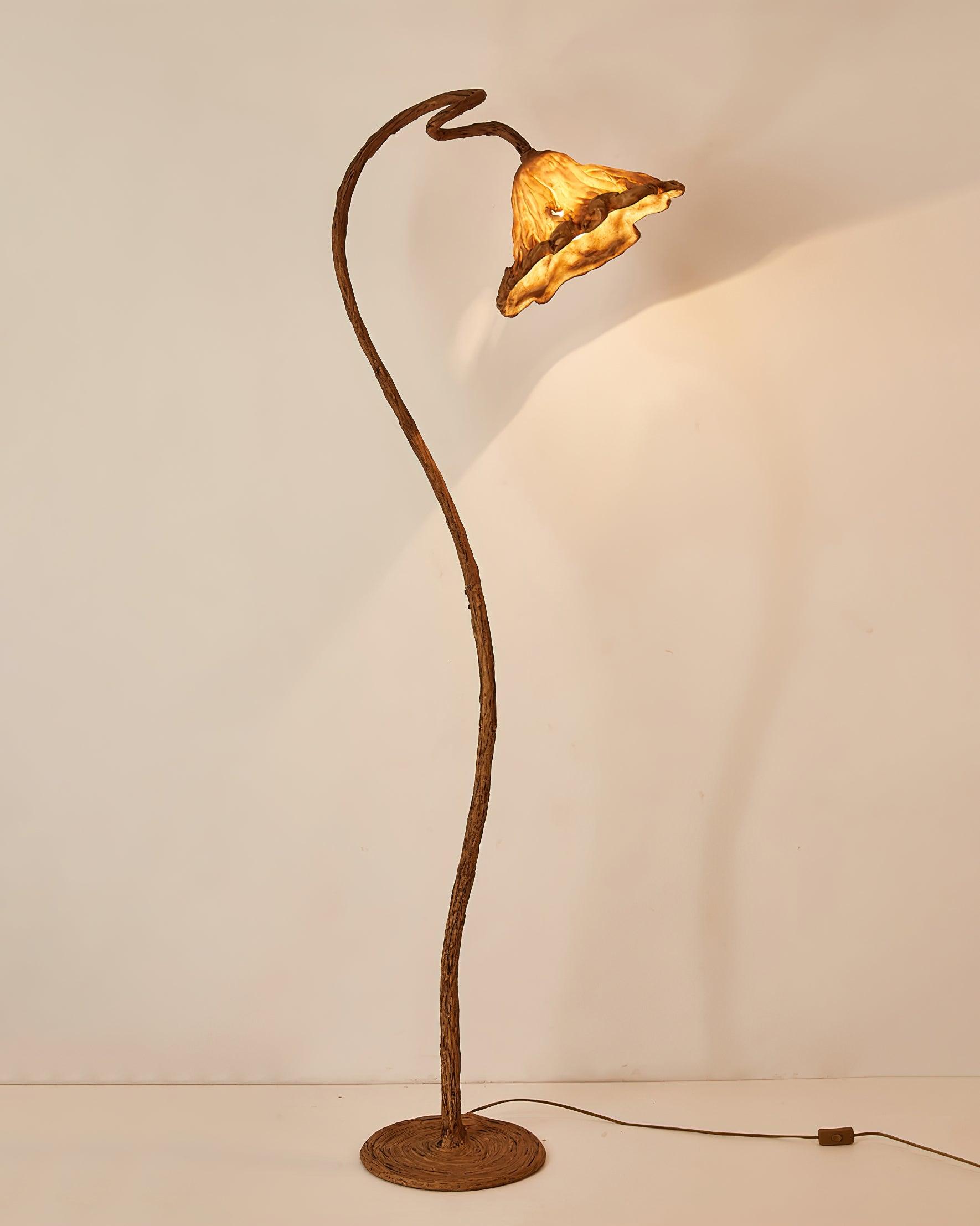 Gavin Natural Resin Floor Lamp - Letslighting