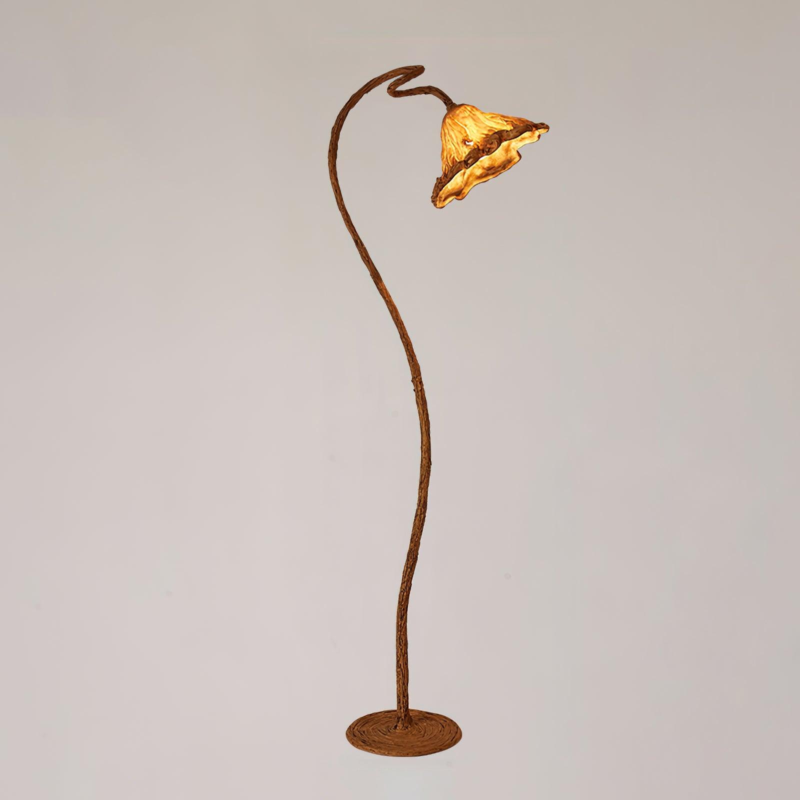 Gavin Natural Resin Floor Lamp - Letslighting