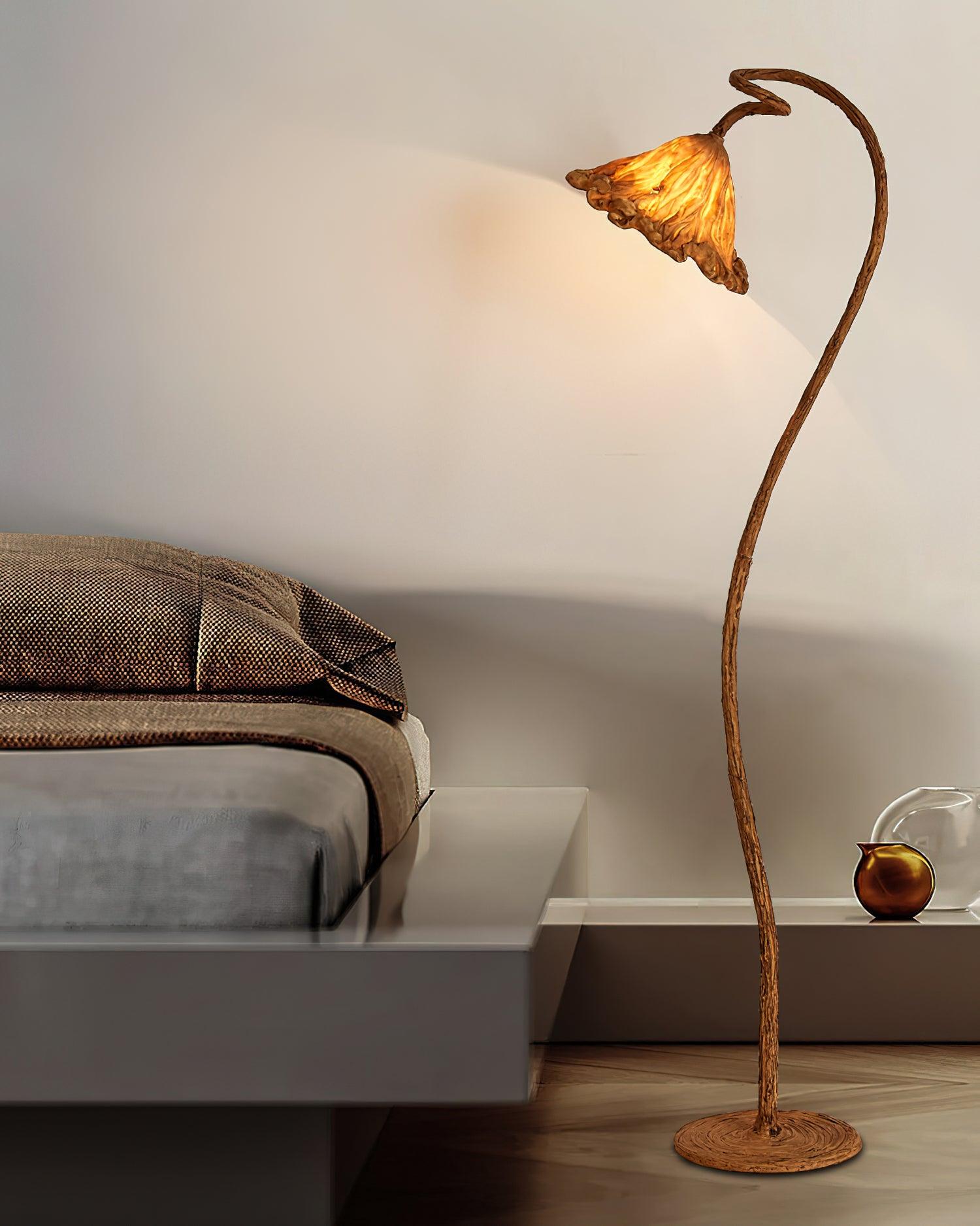 Gavin Natural Resin Floor Lamp - Letslighting
