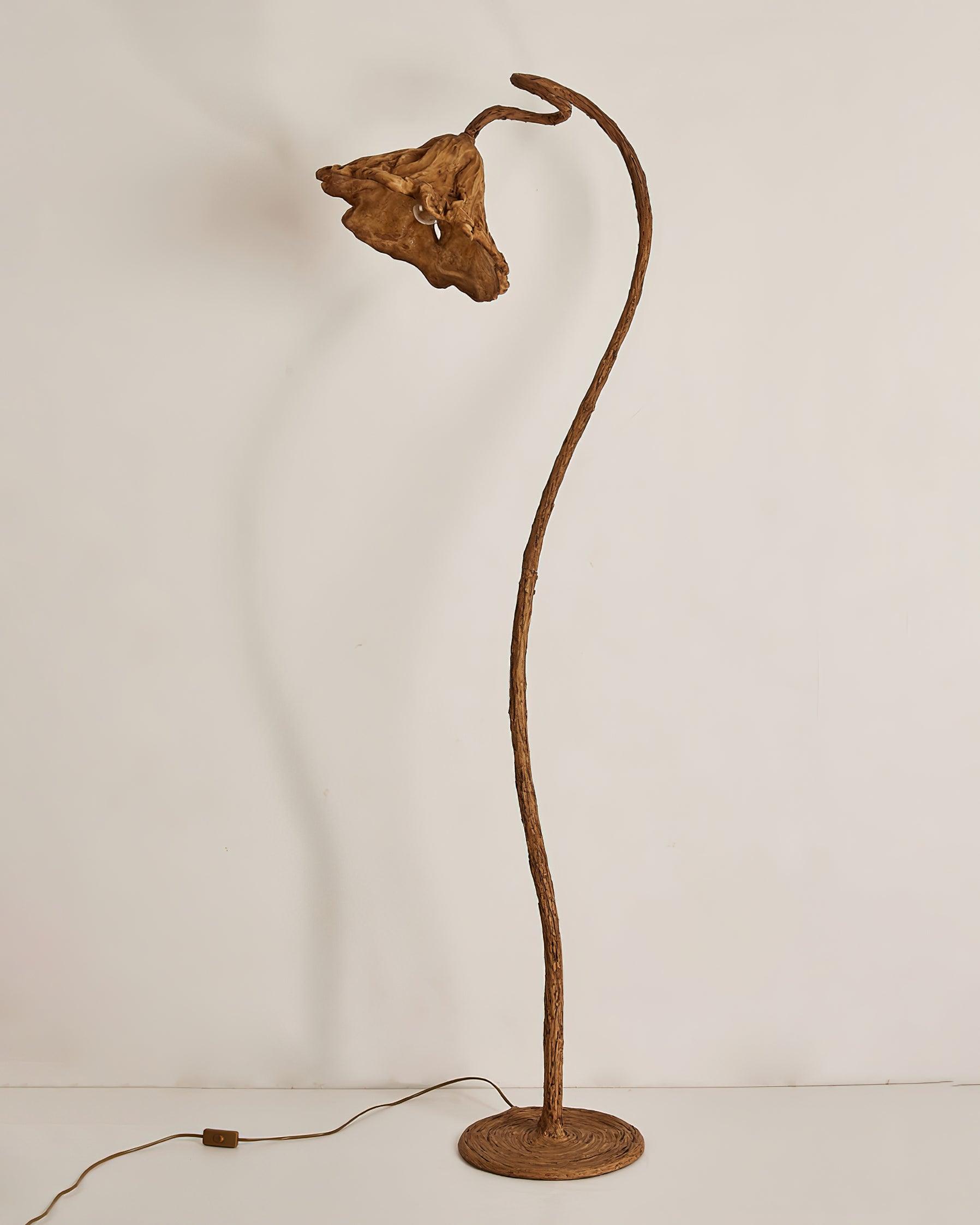 Gavin Natural Resin Floor Lamp - Letslighting