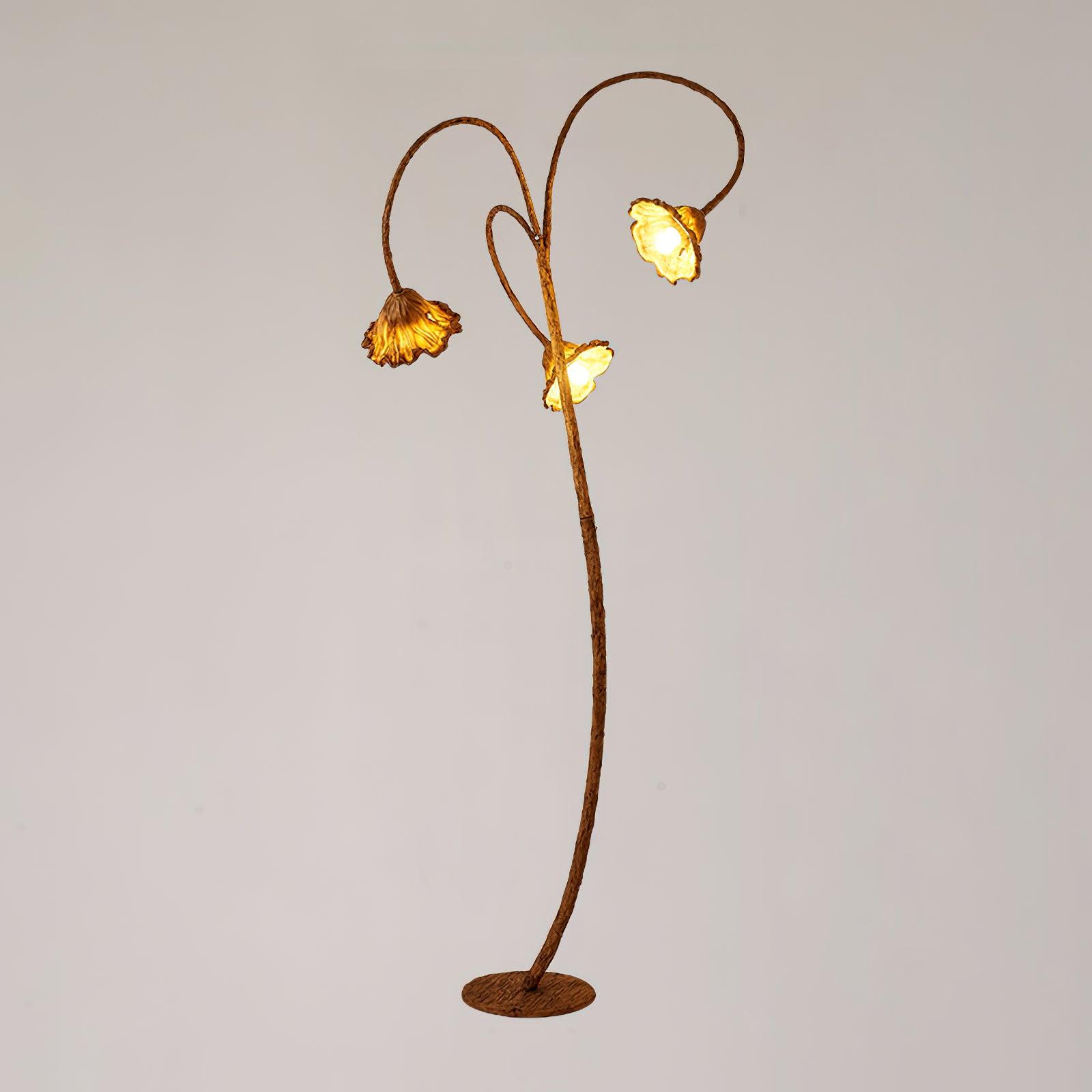 Gavin Natural Resin Floor Lamp - Letslighting