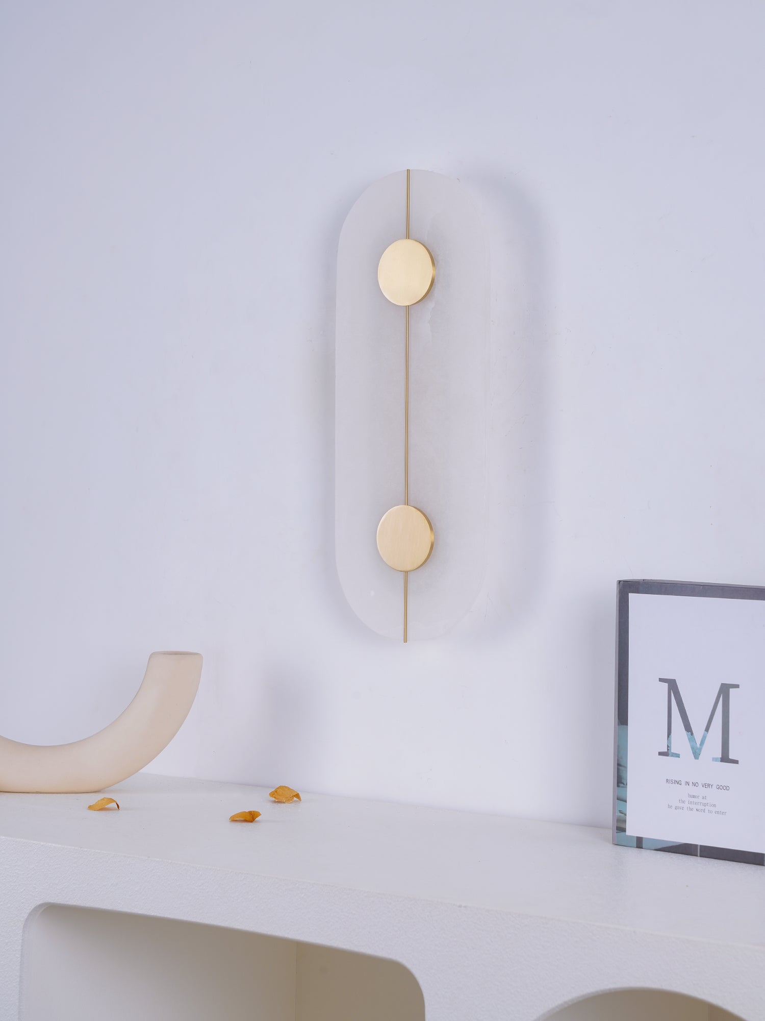 Artistic Wall Lamp Dolomite Copper Retro Flair - Letslighting