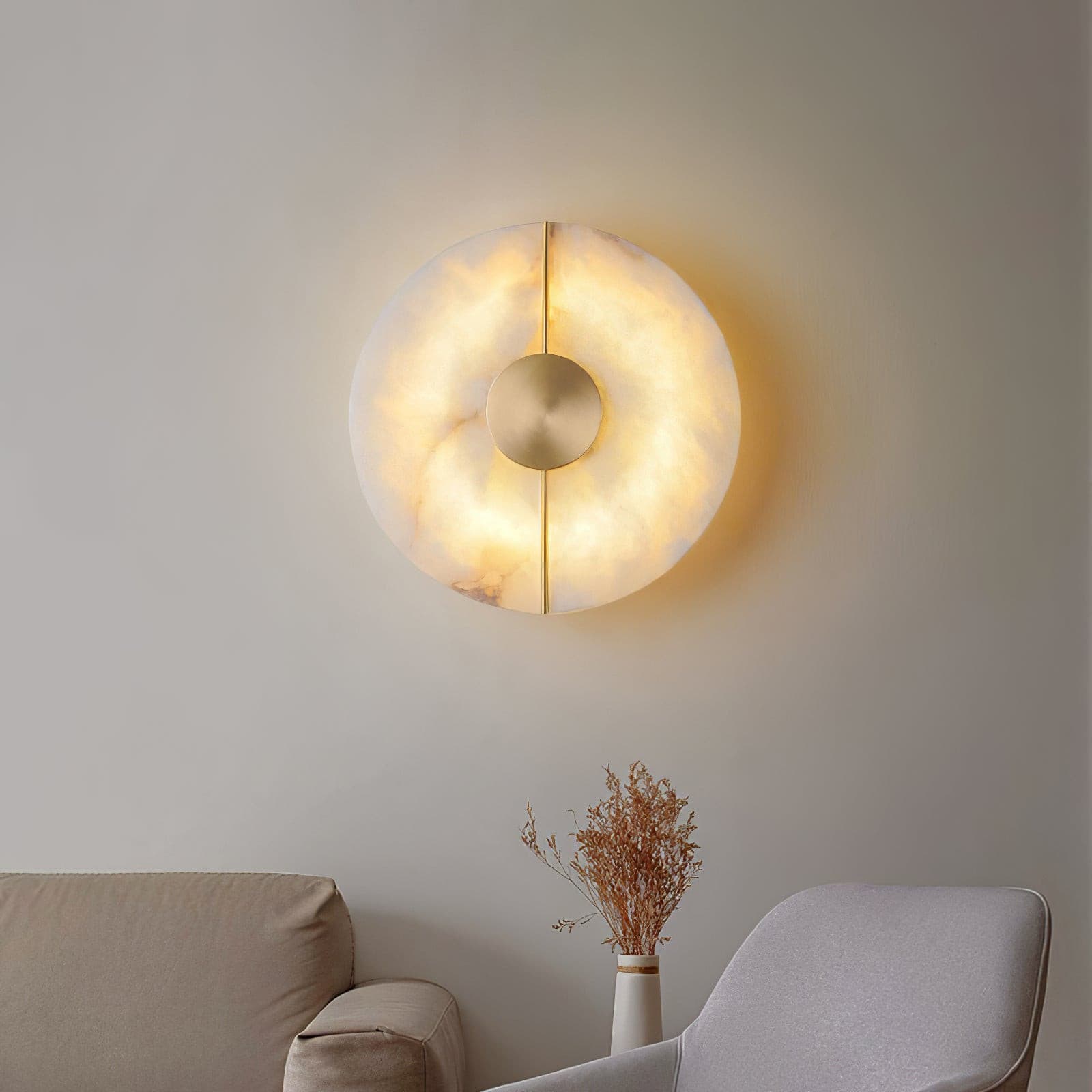 Artistic Wall Lamp Dolomite Copper Retro Flair - Letslighting