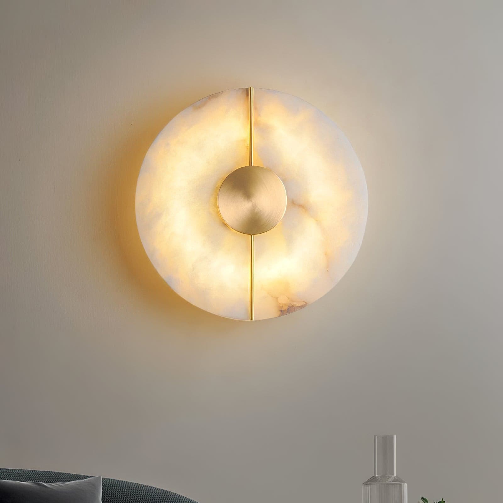 Artistic Wall Lamp Dolomite Copper Retro Flair - Letslighting