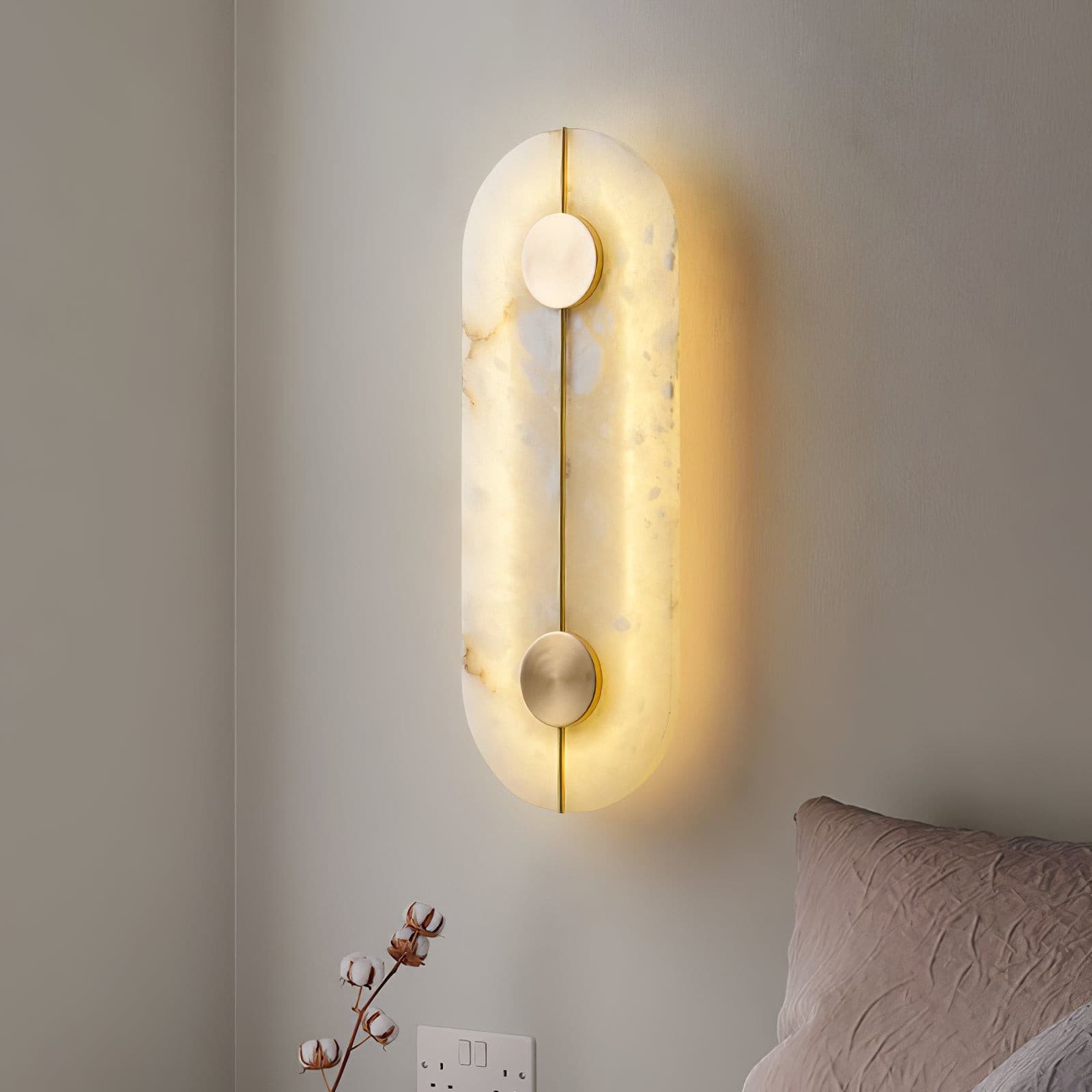 Artistic Wall Lamp Dolomite Copper Retro Flair - Letslighting