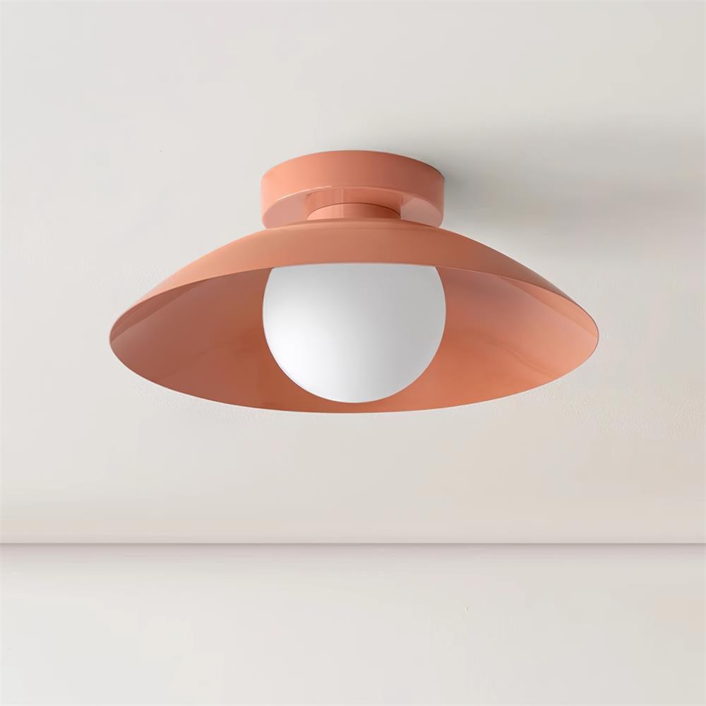 Ceiling Light in Canopy and Glass with Color Options - Letslighting