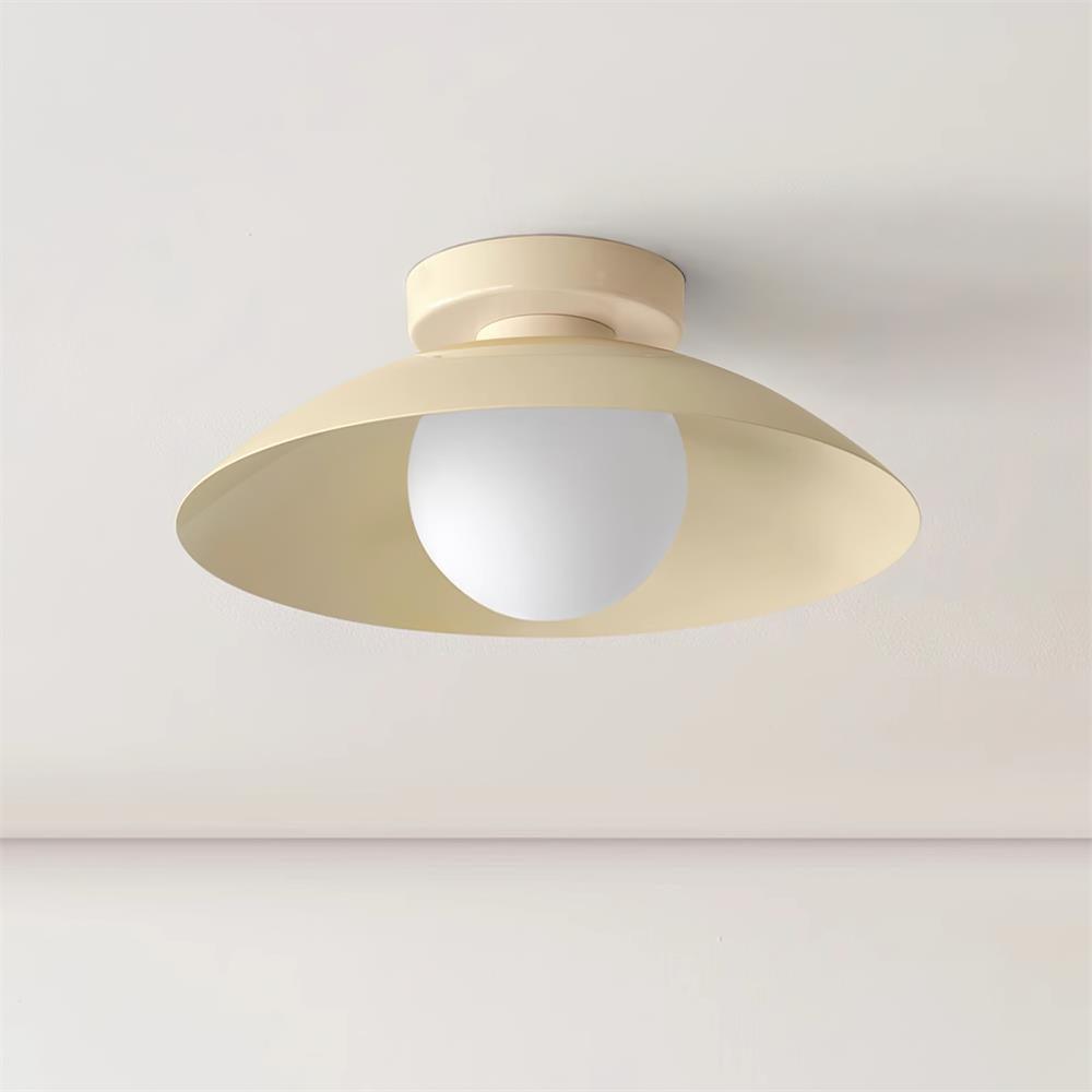 Ceiling Light in Canopy and Glass with Color Options - Letslighting