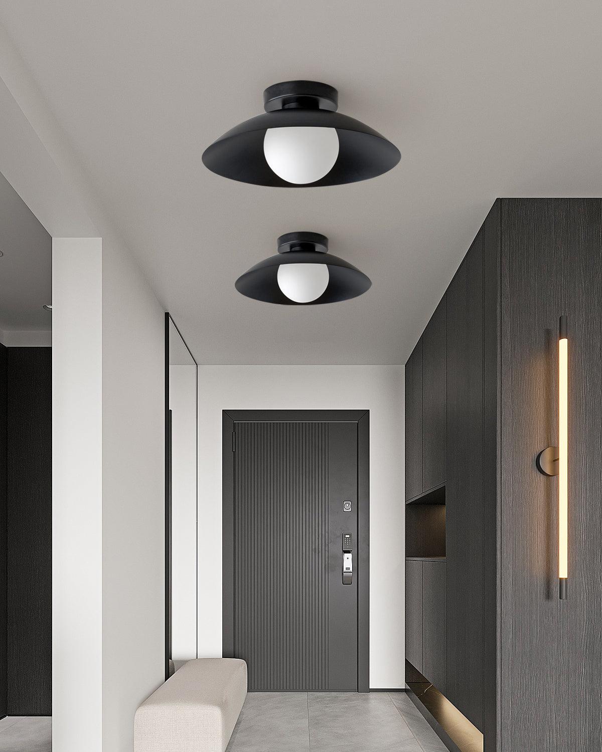 Ceiling Light in Canopy and Glass with Color Options - Letslighting