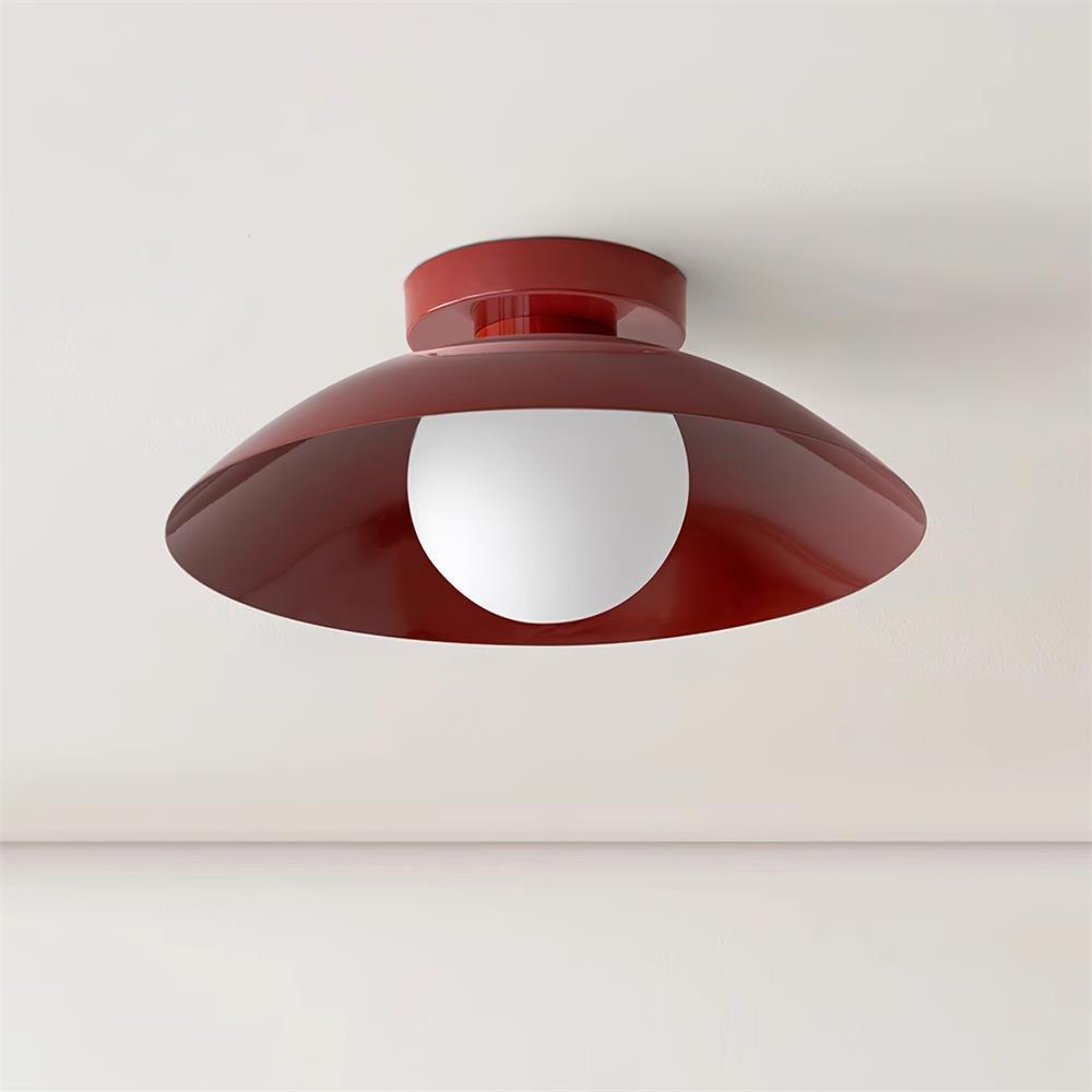 Ceiling Light in Canopy and Glass with Color Options - Letslighting