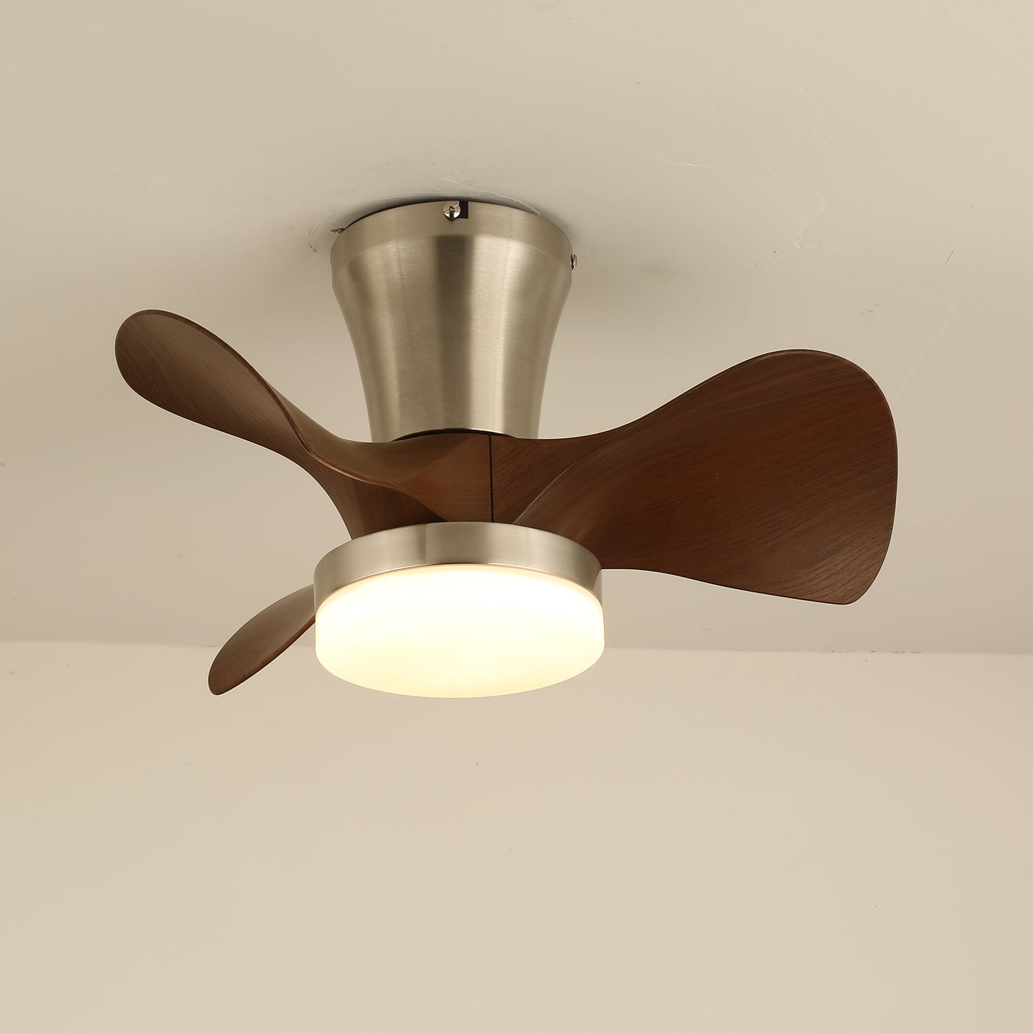 Kylen Modern Wood Ceiling Fan Light - Letslighting
