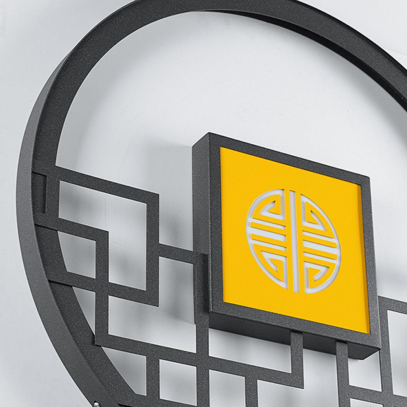 Alzoror Nordic Art Round Outdoor Wall Light - Letslighting