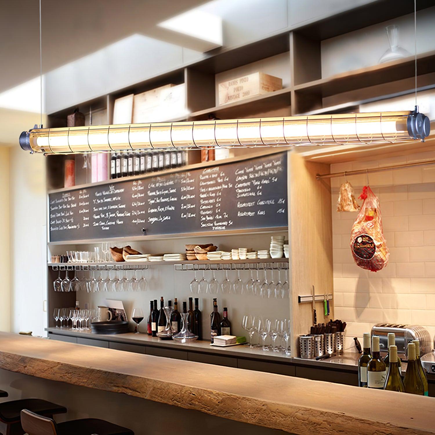 Arsorisra Industrial Linear Pendant Light