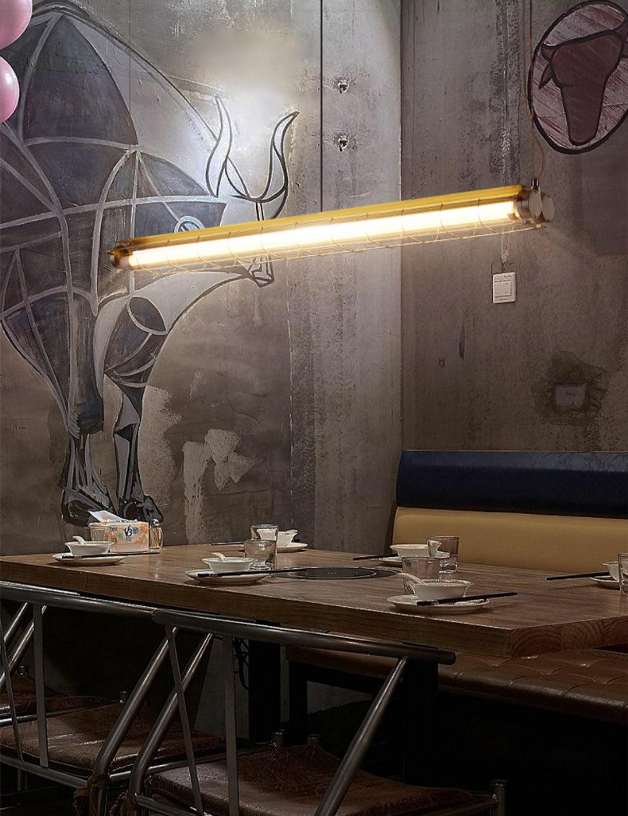 Arsorisra Industrial Linear Pendant Light