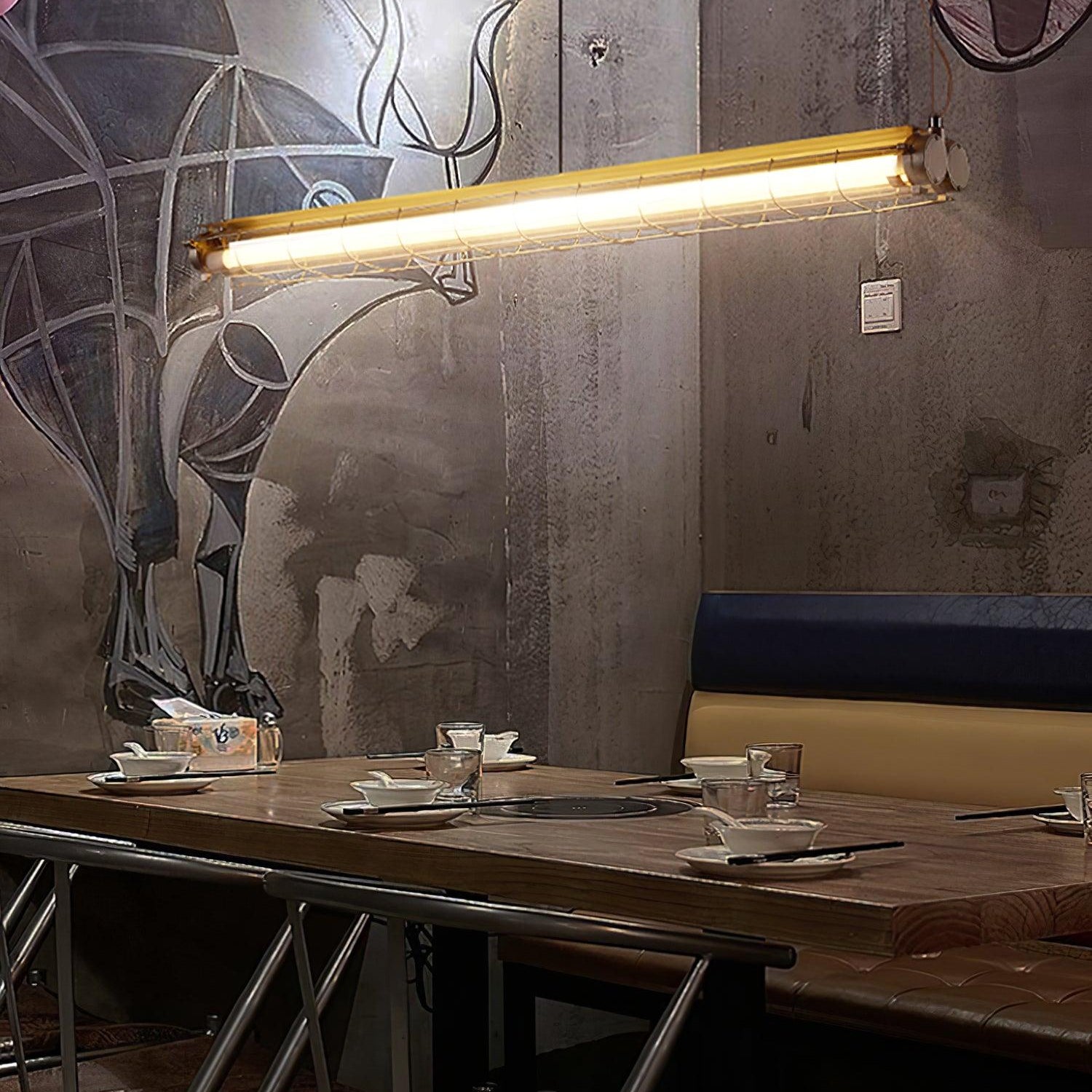 Arsorisra Industrial Linear Pendant Light - Letslighting