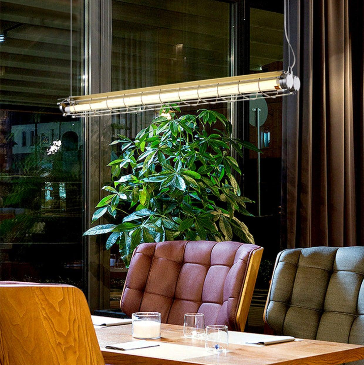 Arsorisra Industrial Linear Pendant Light - Letslighting