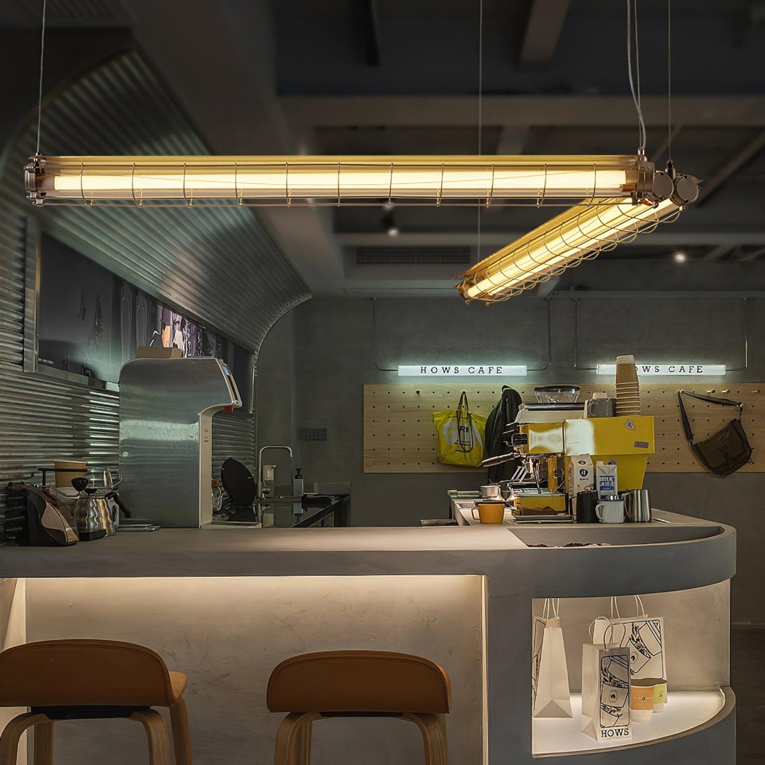 Arsorisra Industrial Linear Pendant Light - Letslighting