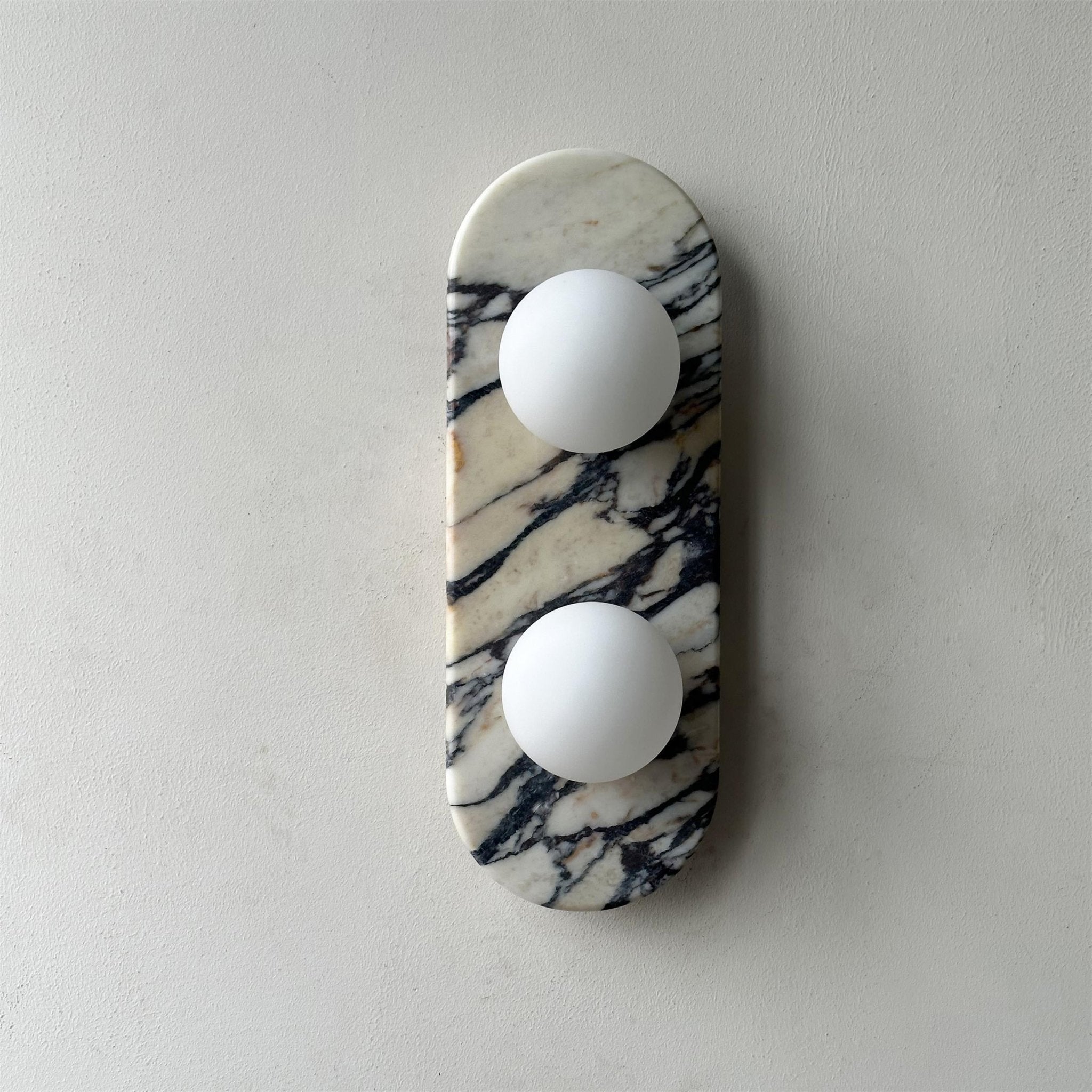 Utheisra Elegance Unique Glass Marble Wall Lamp - Letslighting