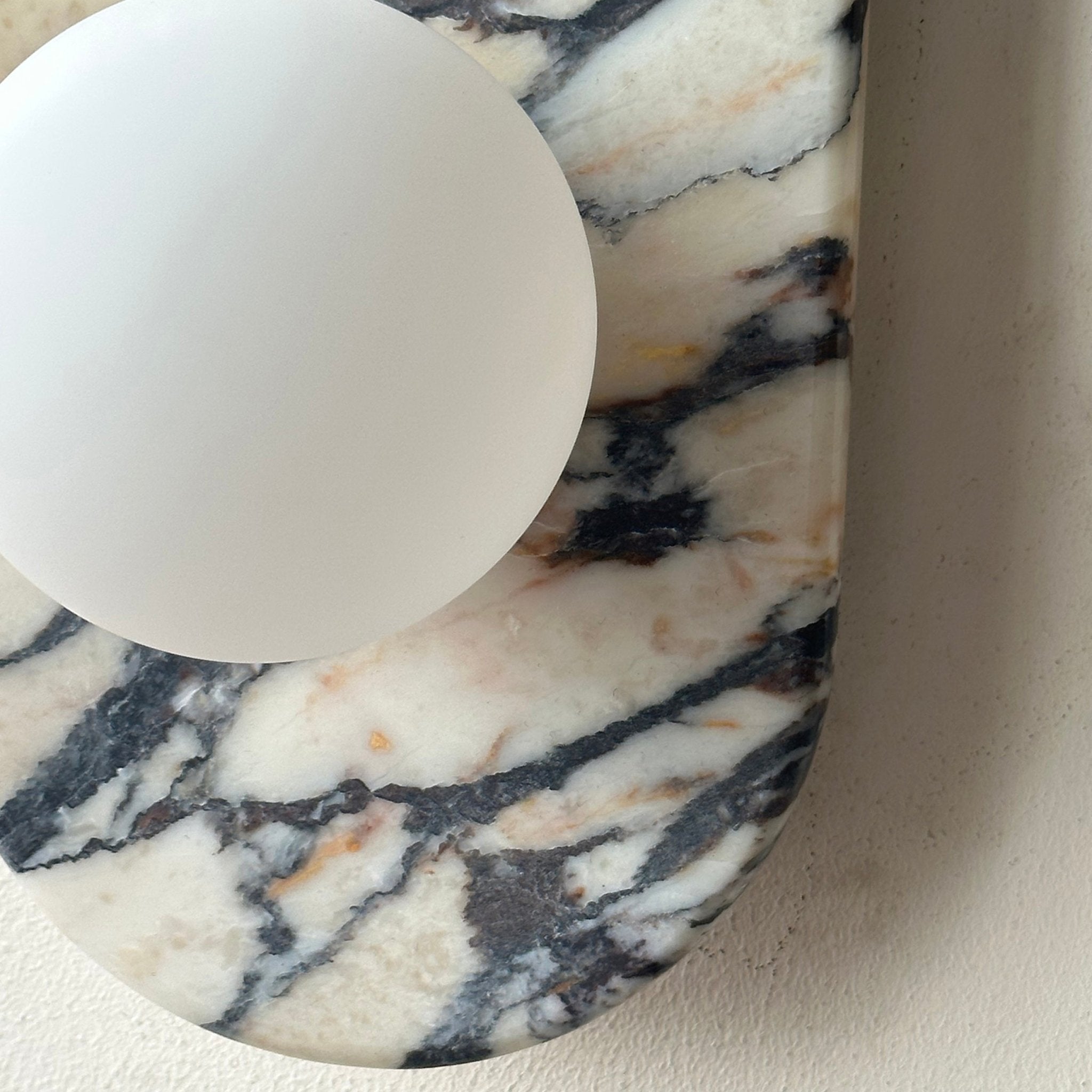 Utheisra Elegance Unique Glass Marble Wall Lamp - Letslighting