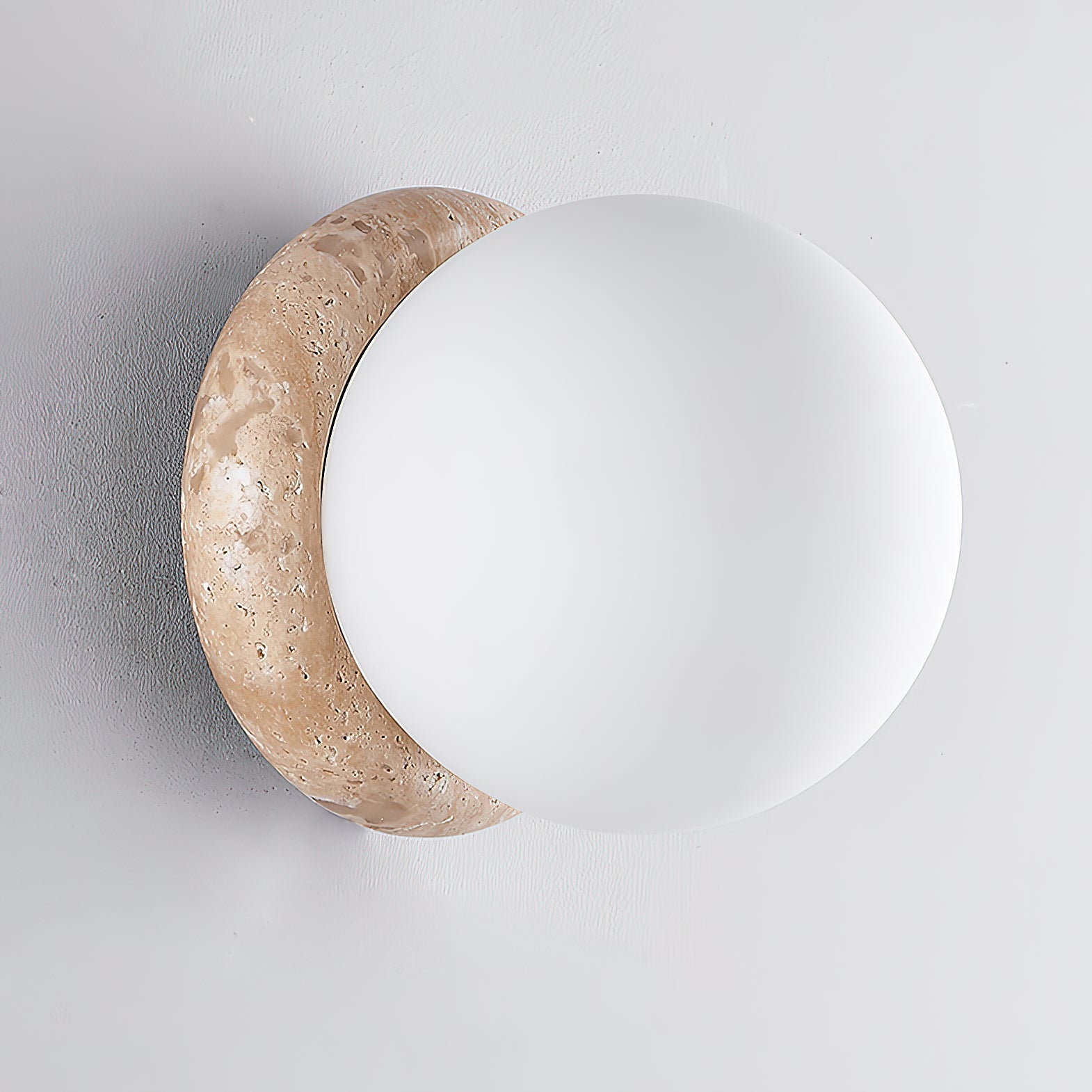Blikuvys Travertine Glass Wall Lamp - Letslighting