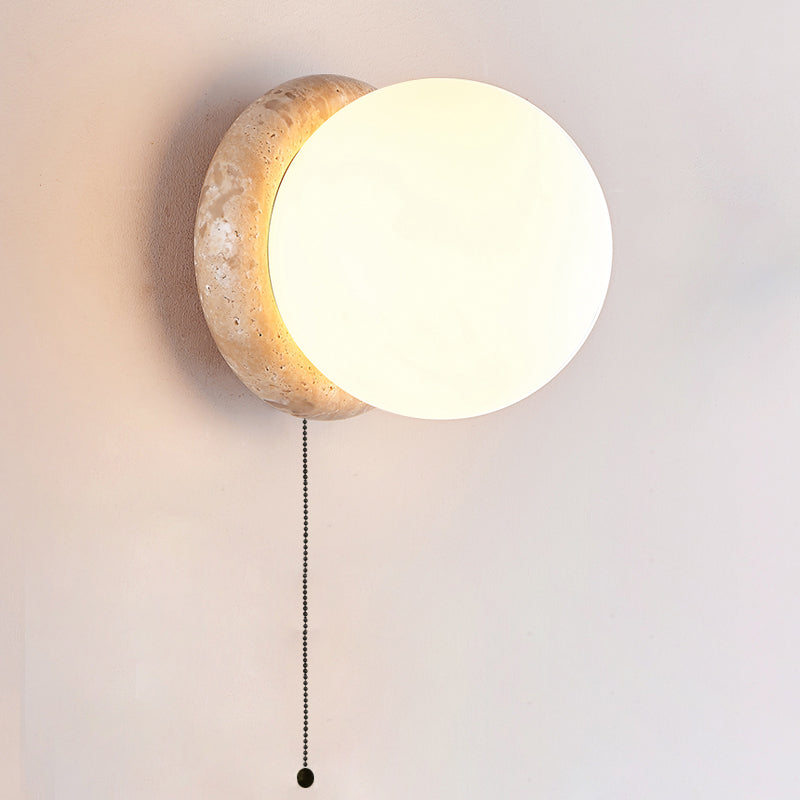 Blikuvys Travertine Glass Wall Lamp - Letslighting