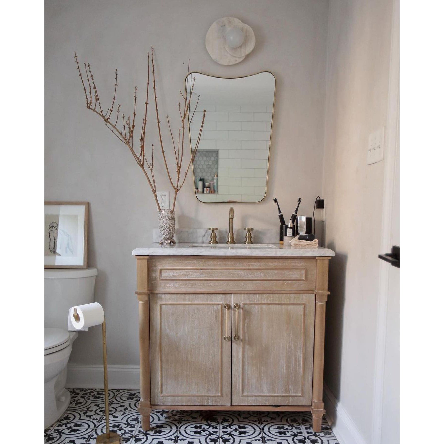 Astr Modern Minimalist Unique Stone Glass Wall Lamp - Letslighting