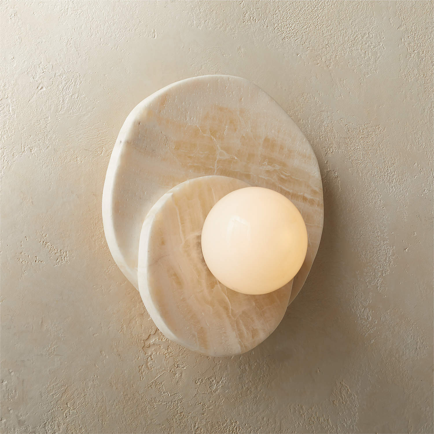 Astr Modern Minimalist Unique Stone Glass Wall Lamp - Letslighting