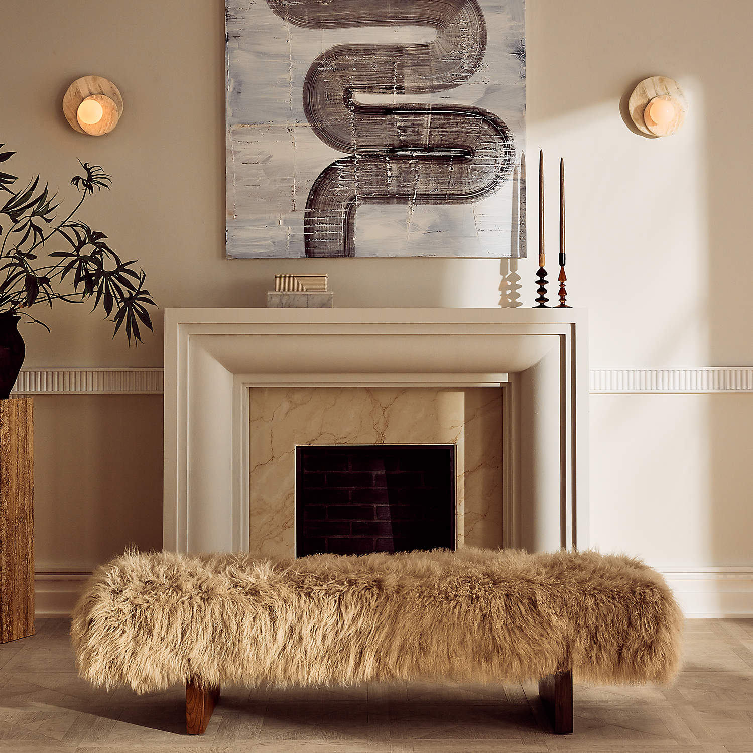 Astr Modern Minimalist Unique Stone Glass Wall Lamp - Letslighting