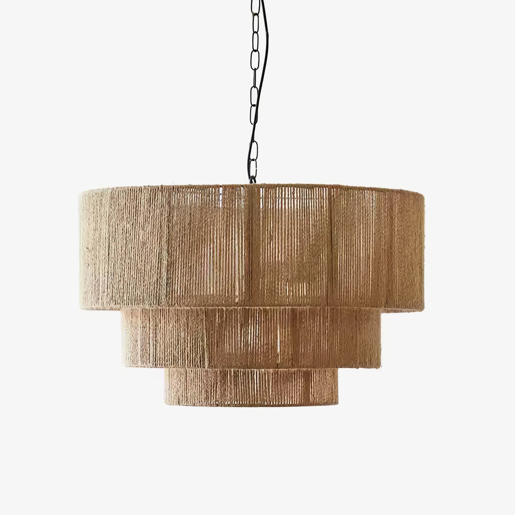 Cascade Rustic Jute Pendant Light - Letslighting