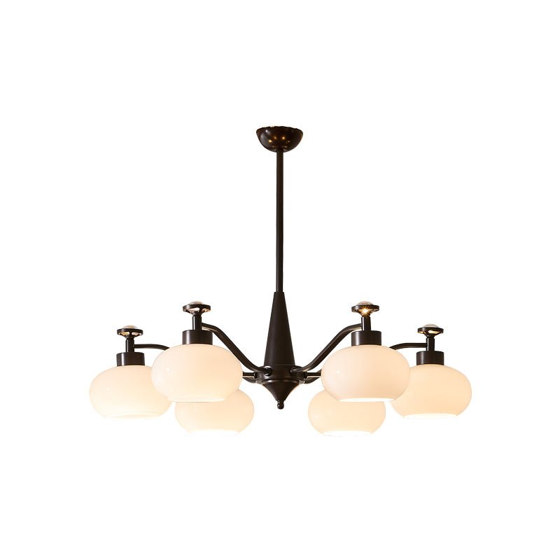 Althaen Elegance Vintage Glass Chandelier - Letslighting