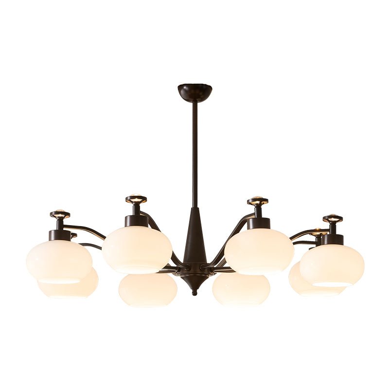 Althaen Elegance Vintage Glass Chandelier - Letslighting