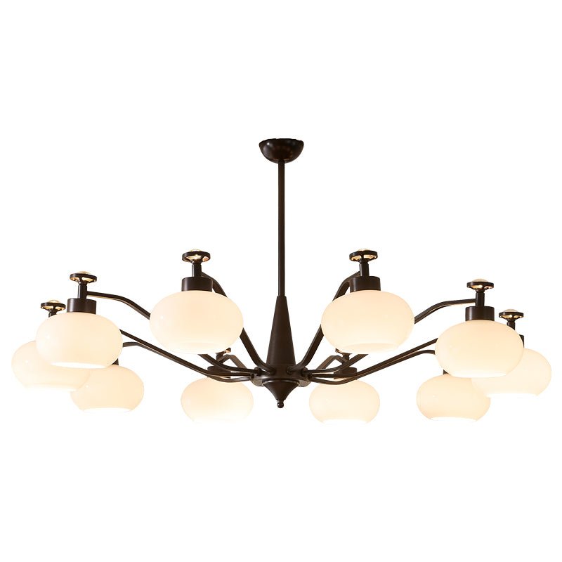 Althaen Elegance Vintage Glass Chandelier - Letslighting