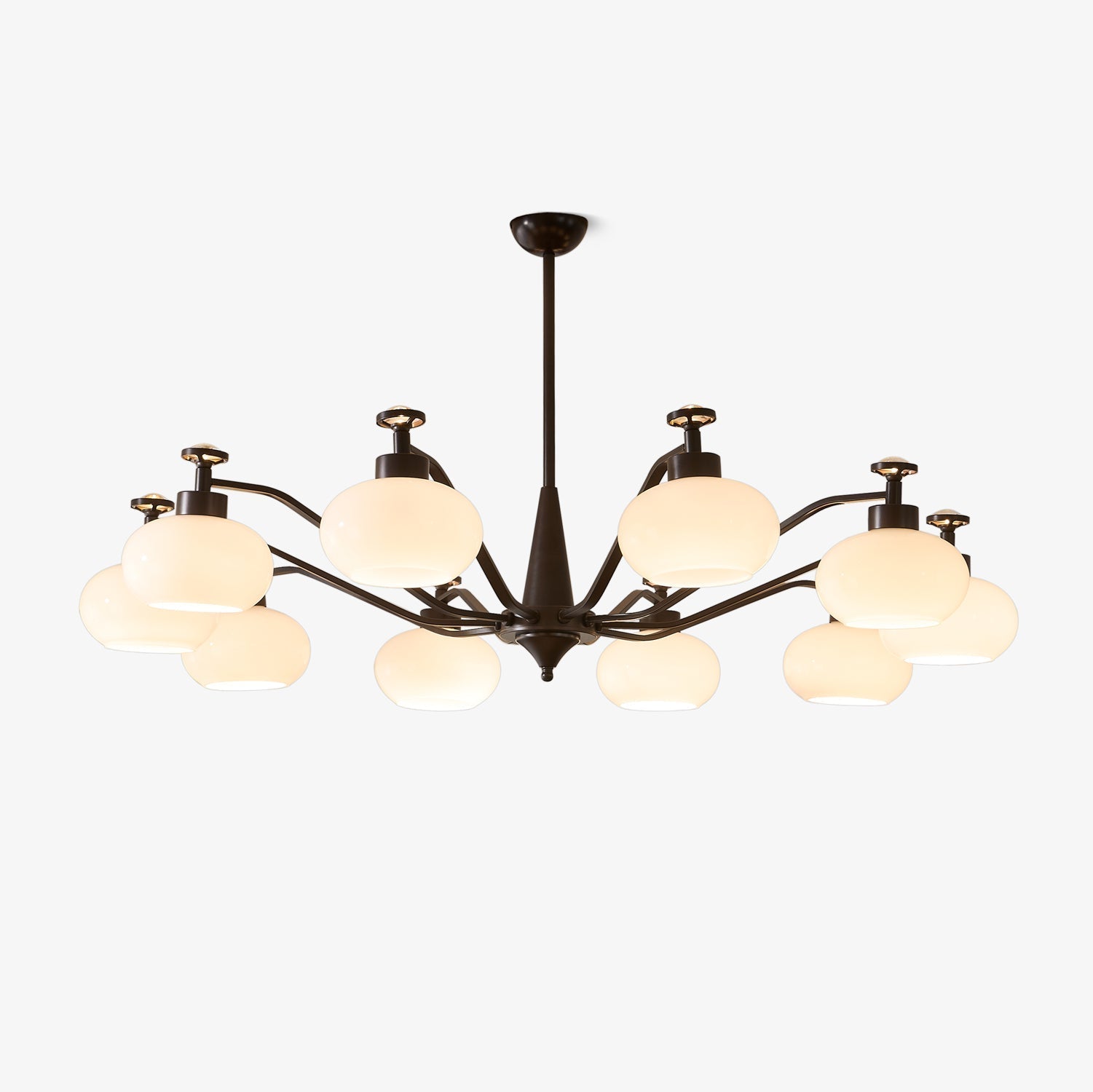 Althaen Elegance Vintage Glass Chandelier - Letslighting