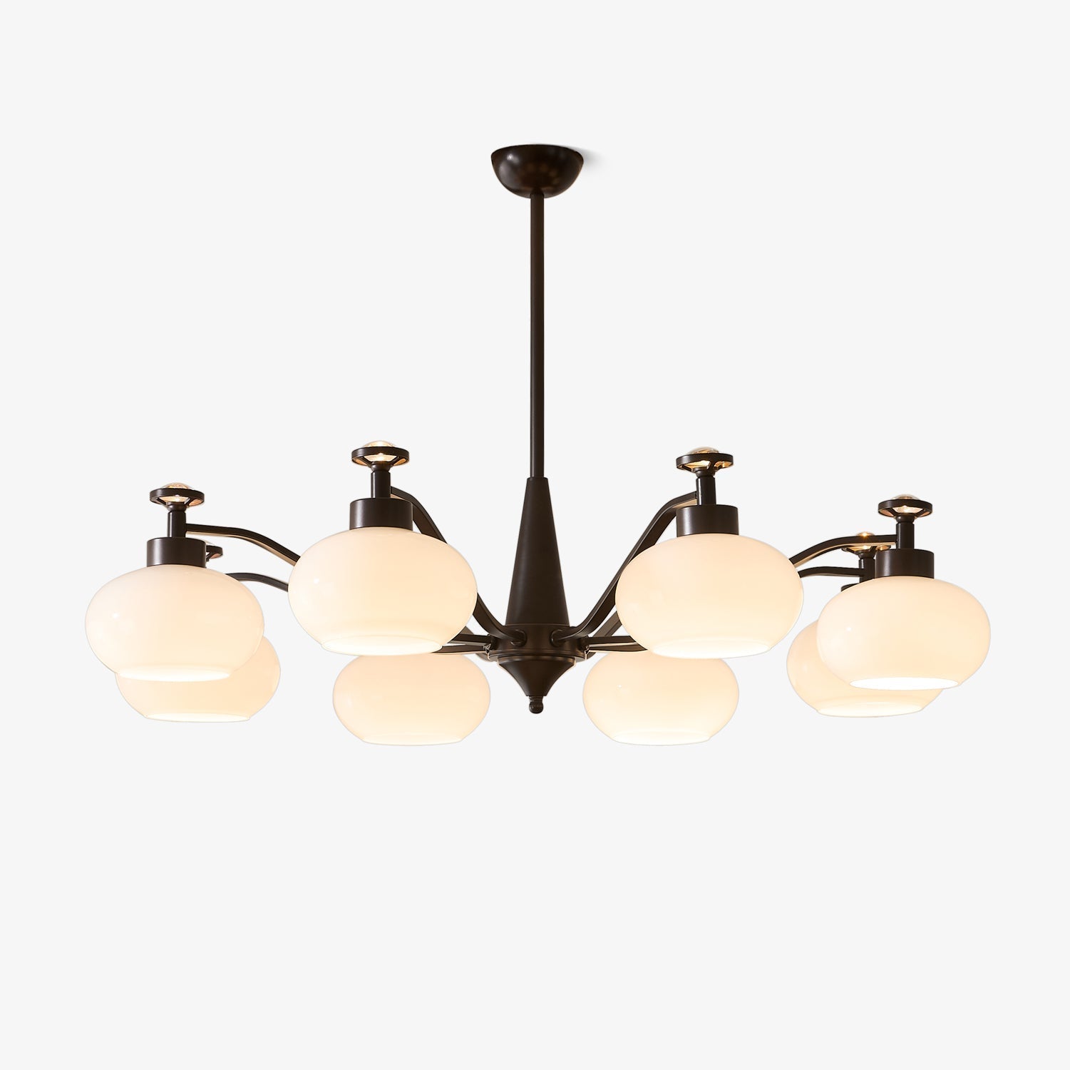 Althaen Elegance Vintage Glass Chandelier - Letslighting