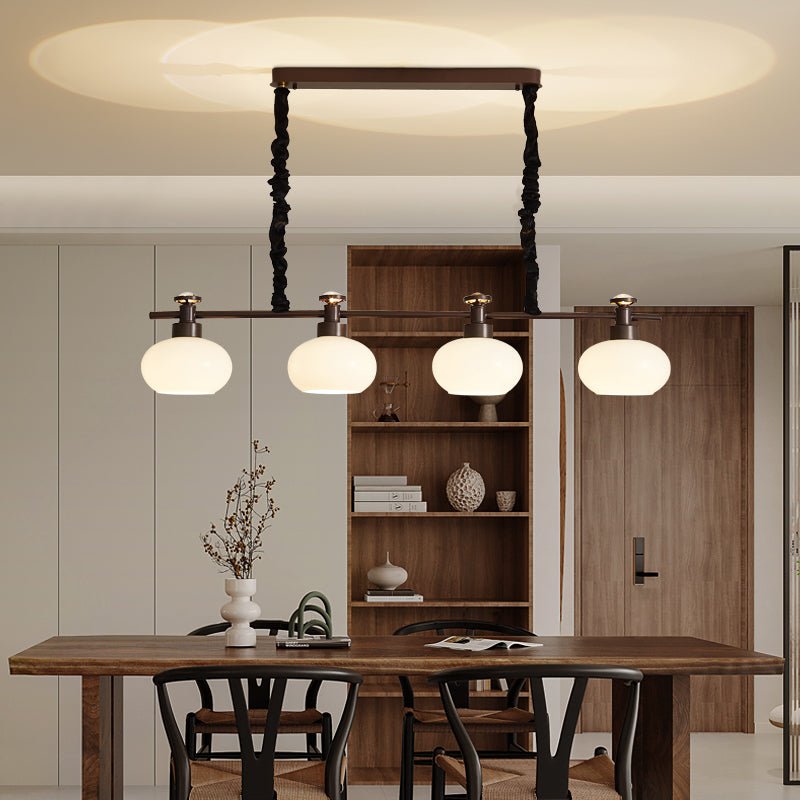 Althaen Elegance Vintage Glass Chandelier - Letslighting