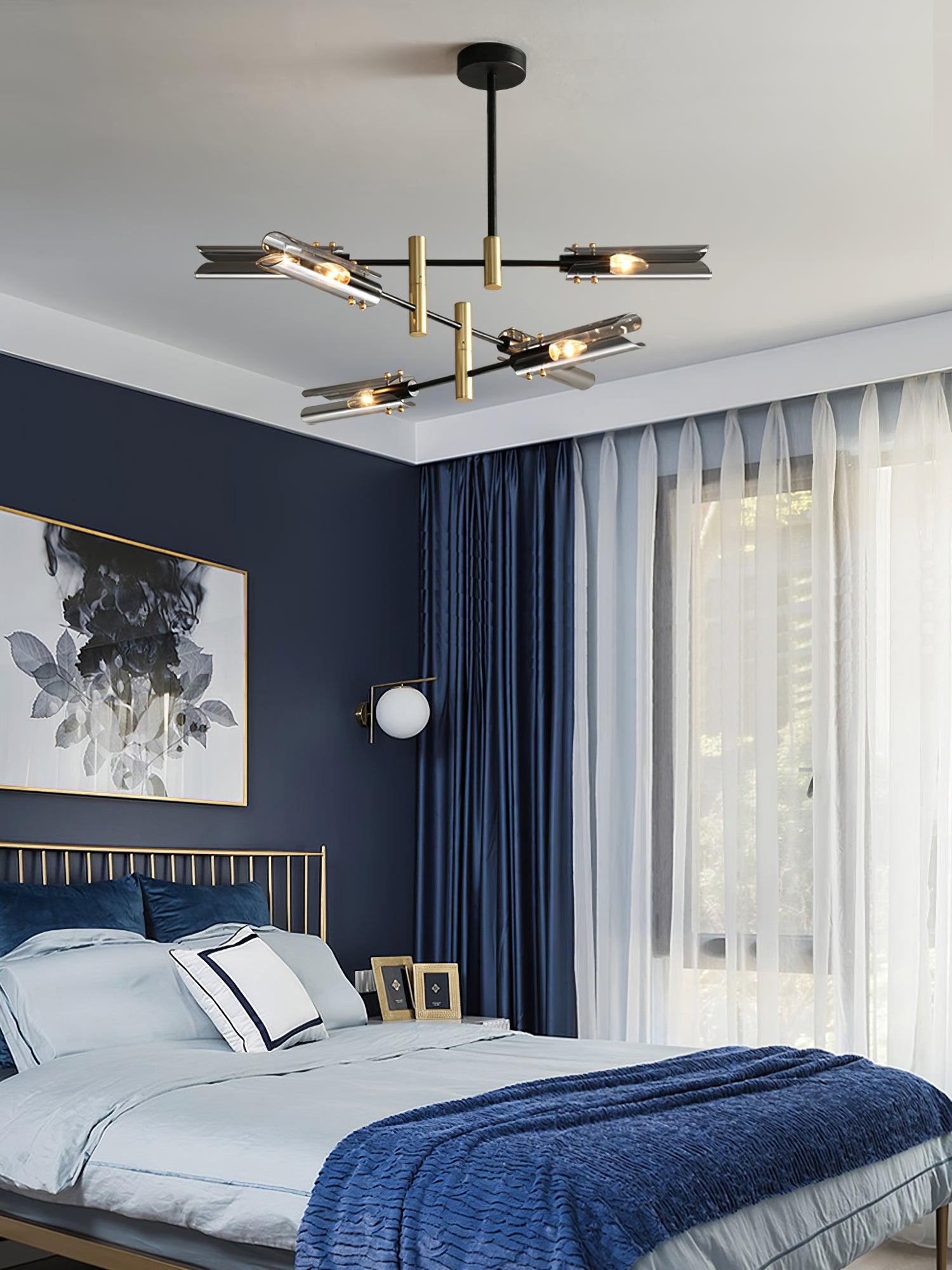 Lustra Chandelier Double 6-Light Modern - Letslighting