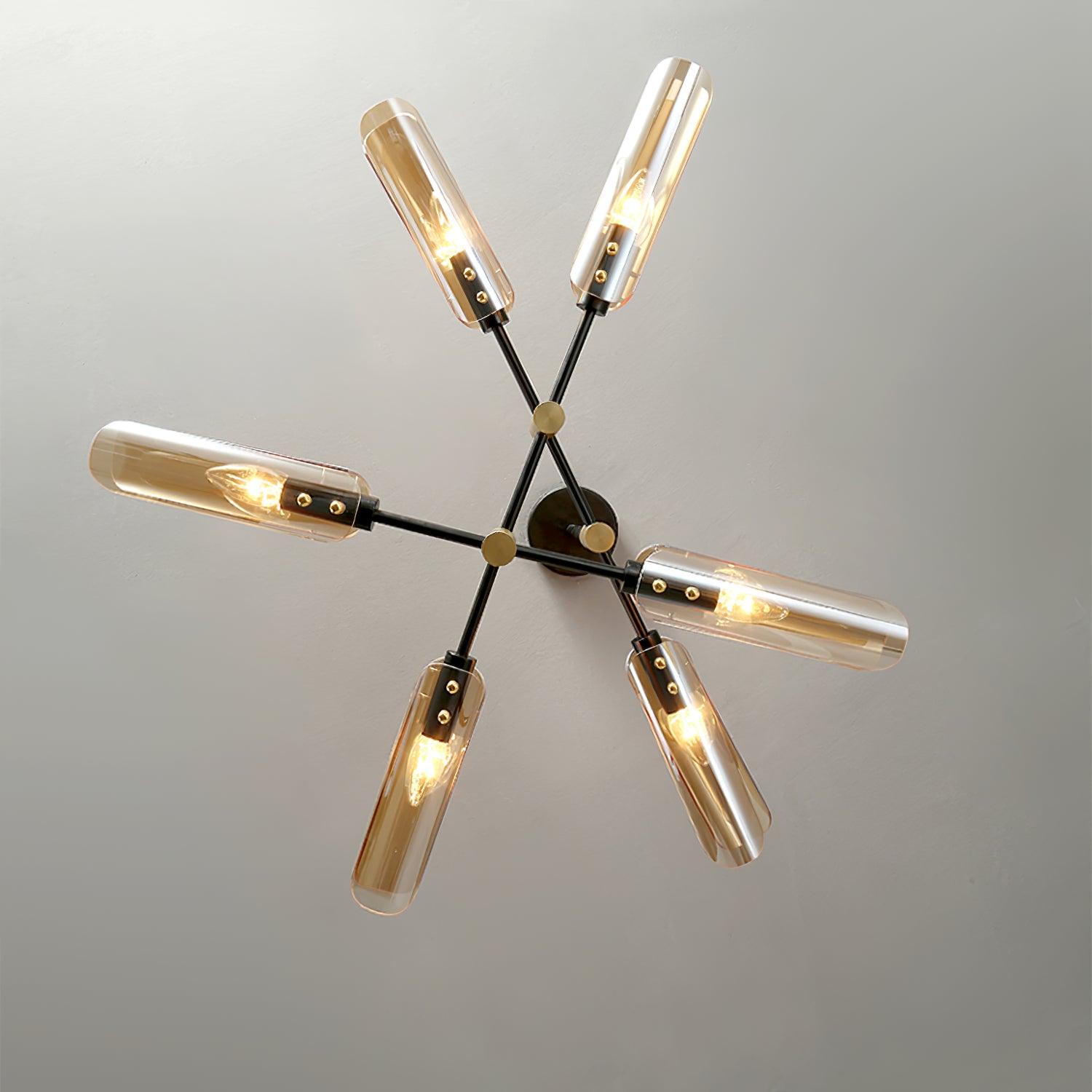 Lustra Chandelier Double 6-Light Modern - Letslighting