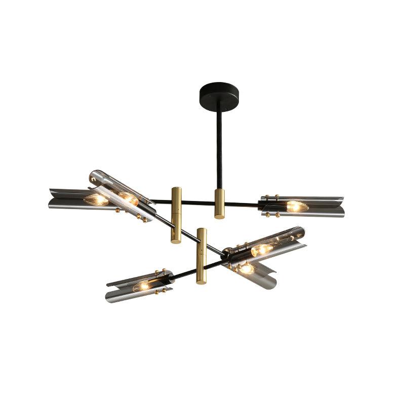 Lustra Chandelier Double 6-Light Modern - Letslighting