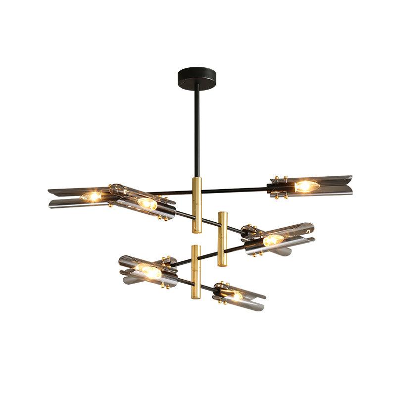 Lustra Chandelier Double 6-Light Modern - Letslighting