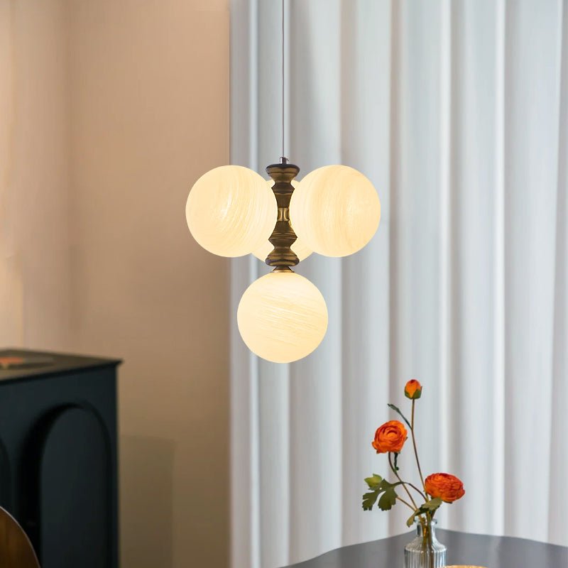 Cucarara Traditional Nordic Art Arc Wood Chandelier - Letslighting
